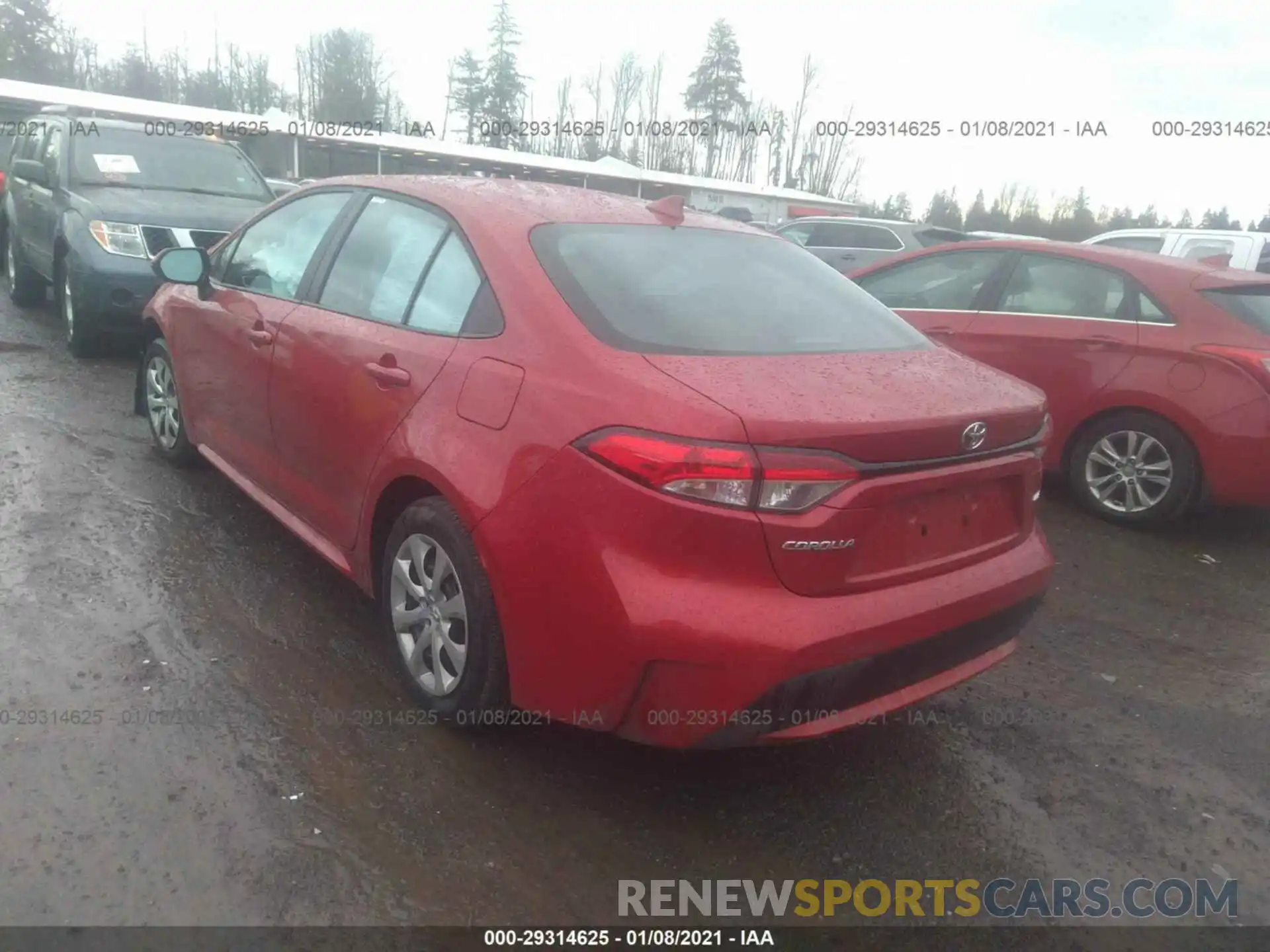 3 Photograph of a damaged car 5YFEPRAE2LP118660 TOYOTA COROLLA 2020