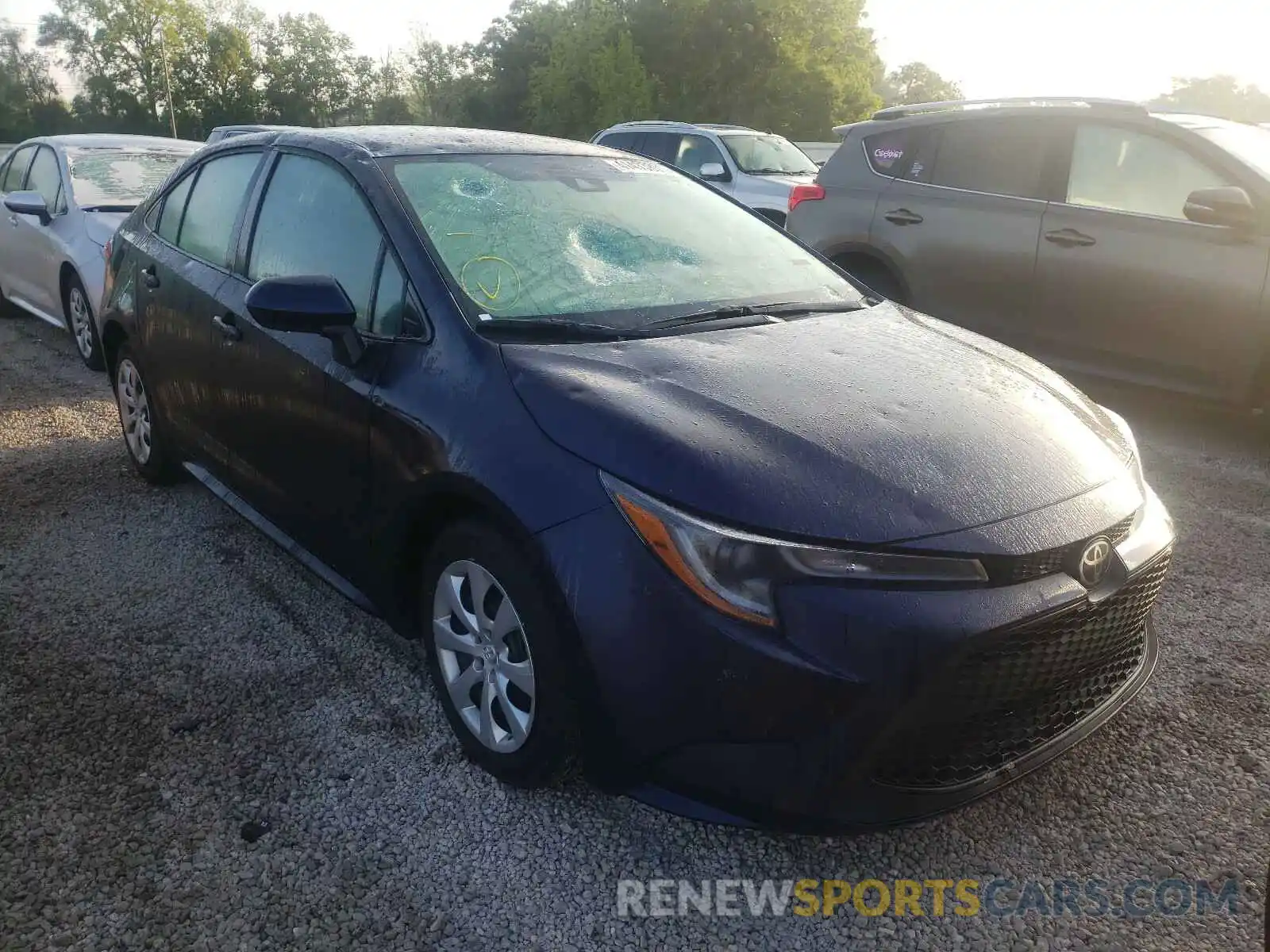 1 Photograph of a damaged car 5YFEPRAE2LP118710 TOYOTA COROLLA 2020