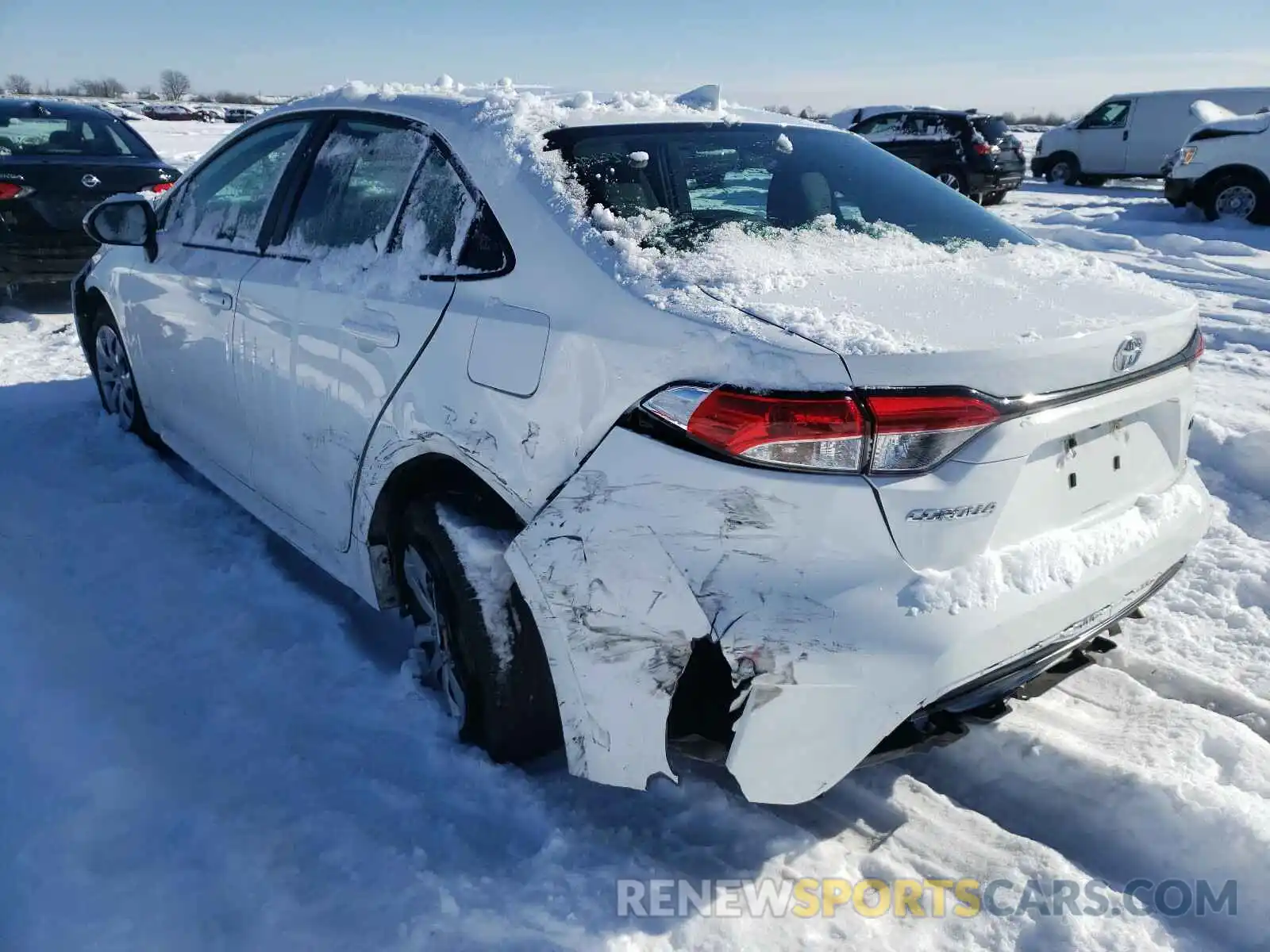 3 Фотография поврежденного автомобиля 5YFEPRAE2LP119355 TOYOTA COROLLA 2020