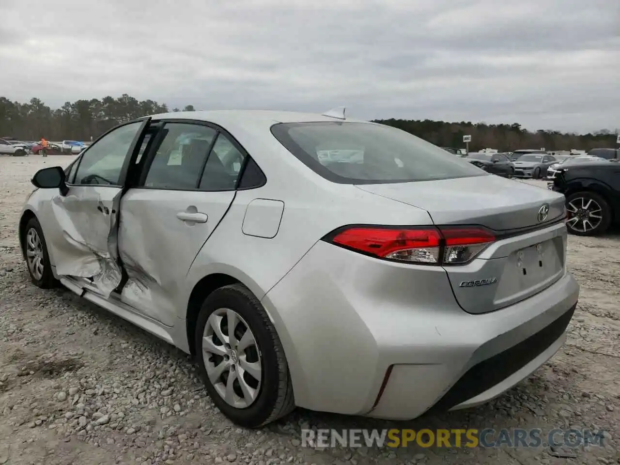 3 Photograph of a damaged car 5YFEPRAE2LP119579 TOYOTA COROLLA 2020