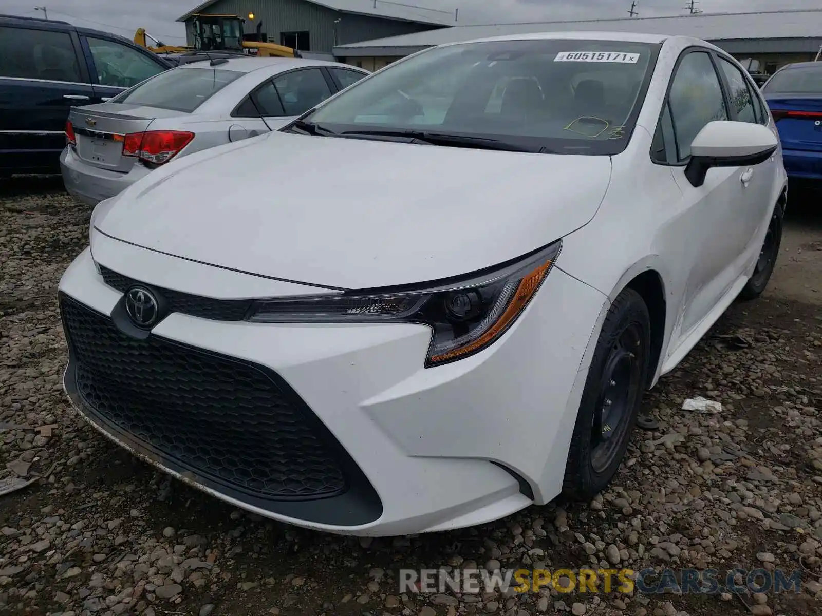 2 Photograph of a damaged car 5YFEPRAE2LP119596 TOYOTA COROLLA 2020