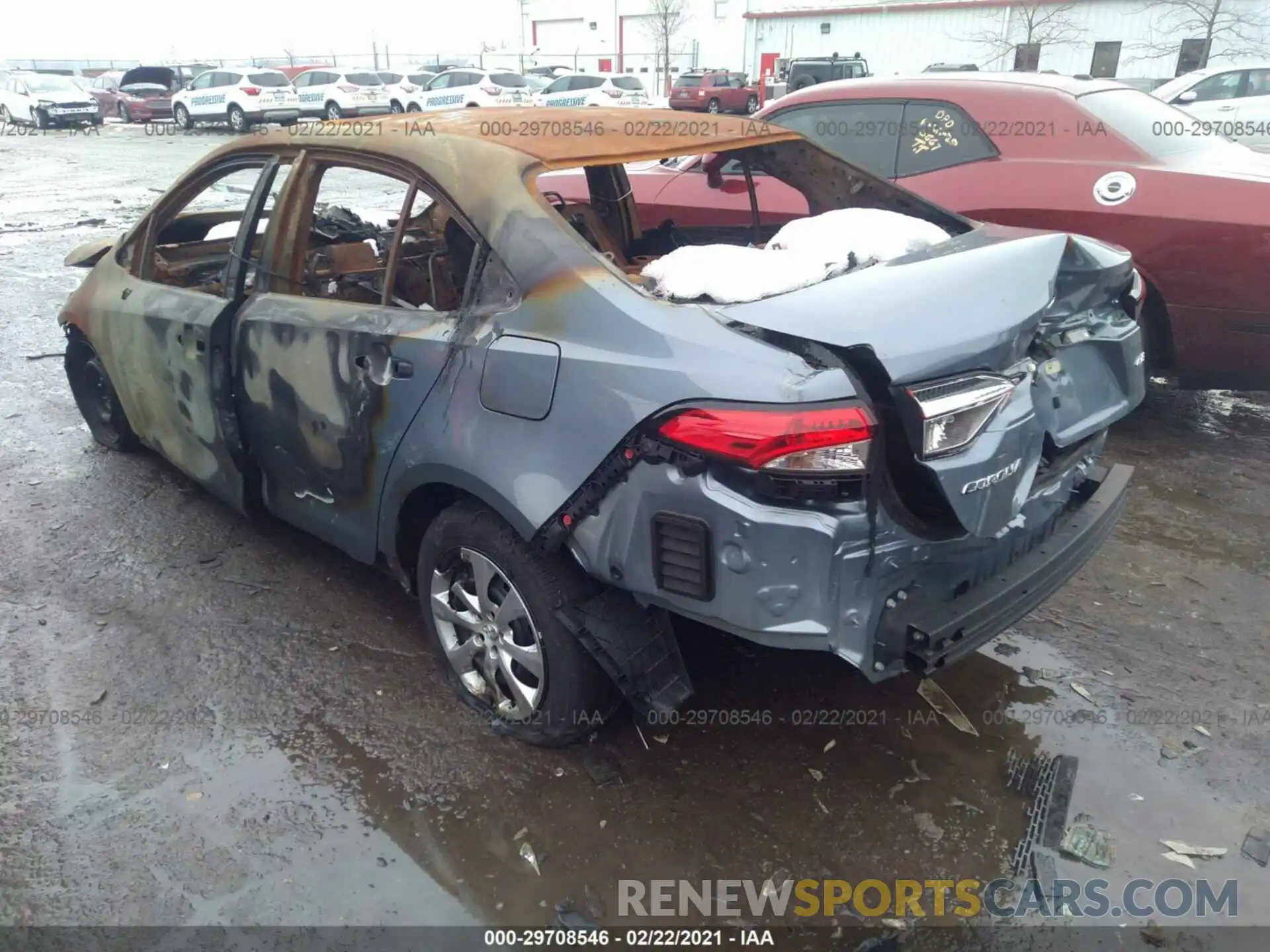 3 Photograph of a damaged car 5YFEPRAE2LP119727 TOYOTA COROLLA 2020