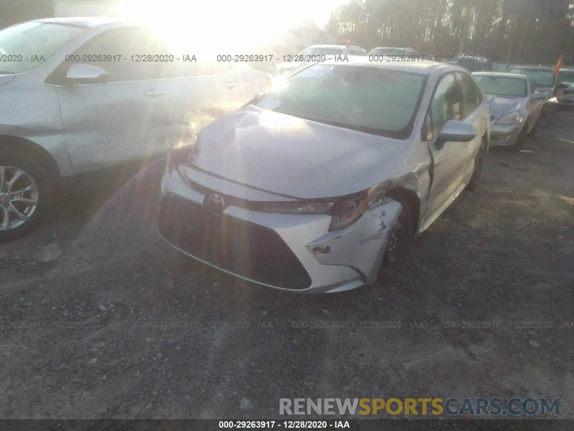 2 Photograph of a damaged car 5YFEPRAE2LP119758 TOYOTA COROLLA 2020