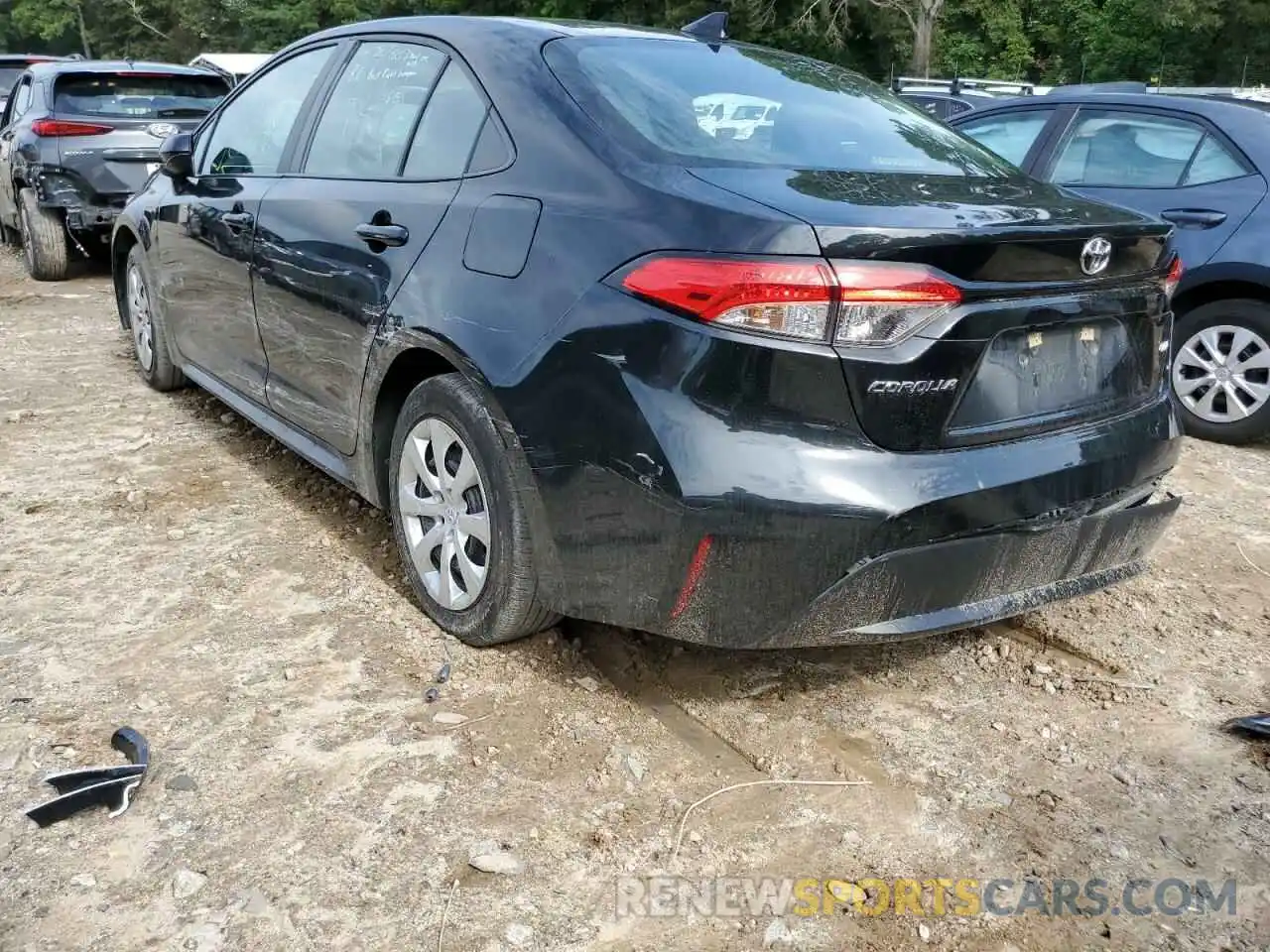 3 Photograph of a damaged car 5YFEPRAE2LP119761 TOYOTA COROLLA 2020