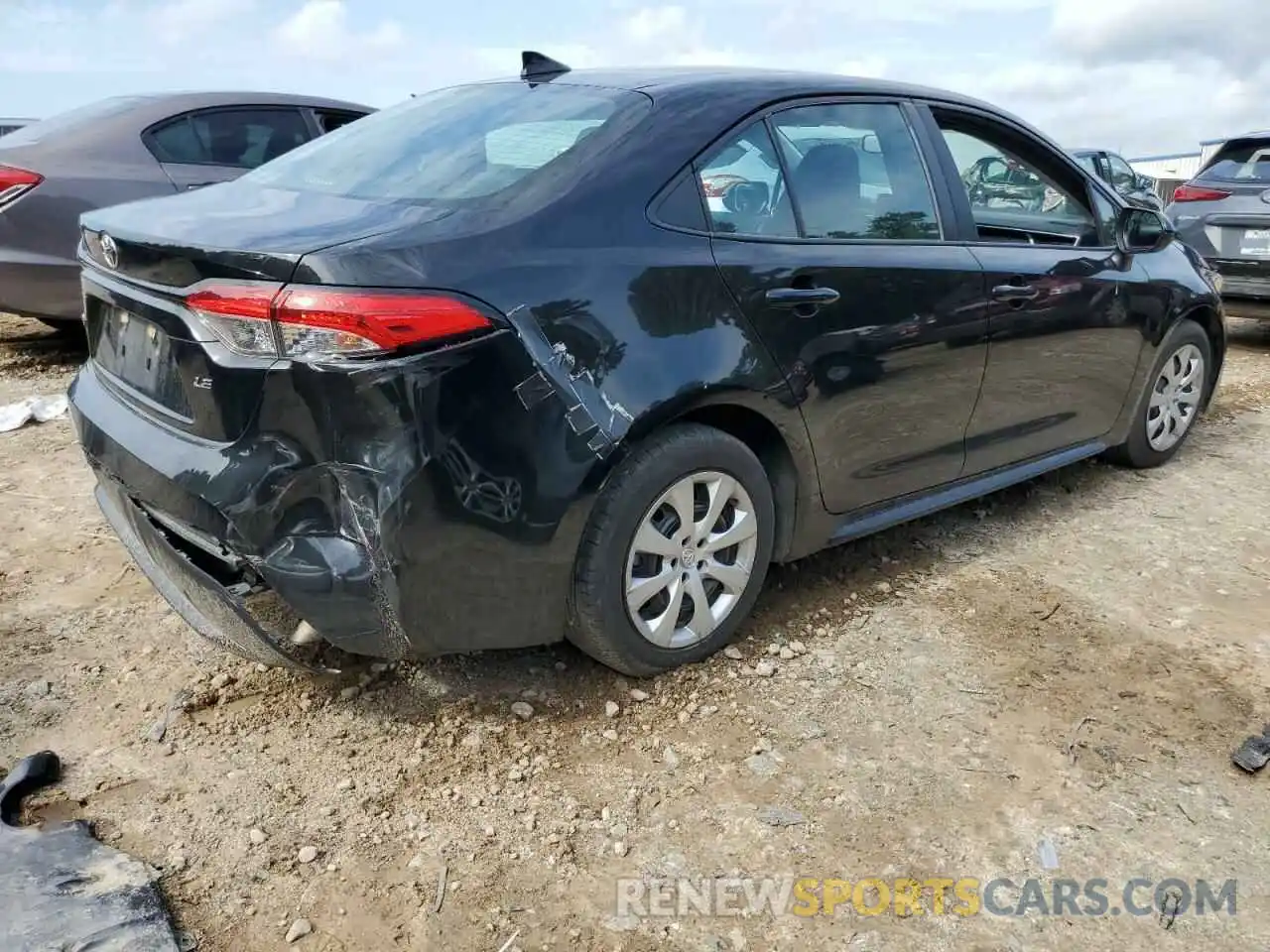 4 Photograph of a damaged car 5YFEPRAE2LP119761 TOYOTA COROLLA 2020