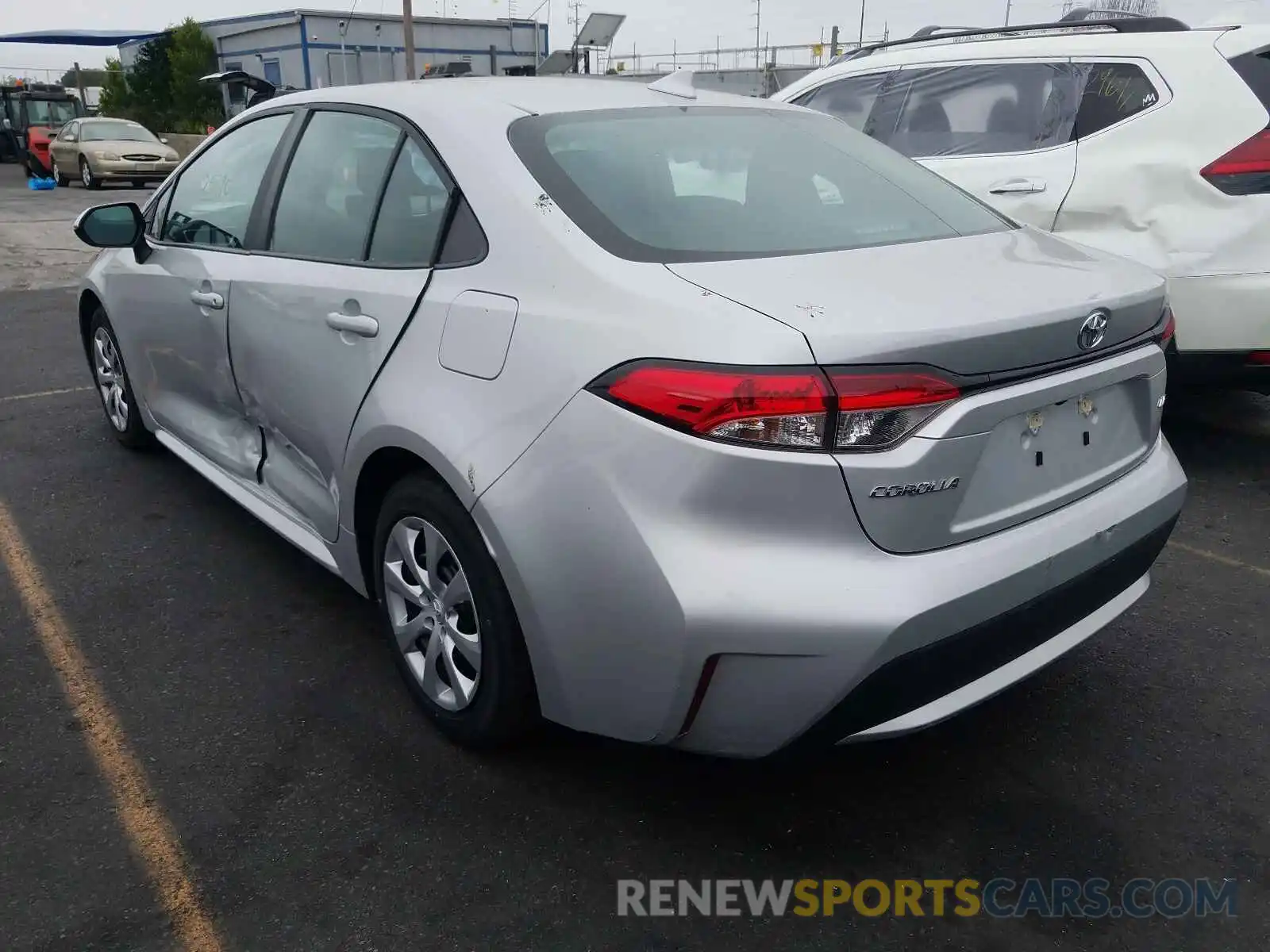 3 Photograph of a damaged car 5YFEPRAE2LP120067 TOYOTA COROLLA 2020