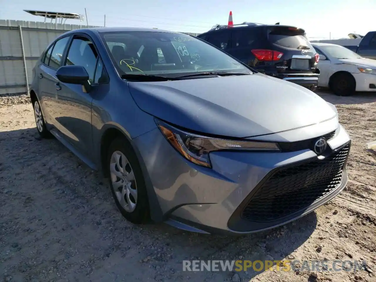 1 Photograph of a damaged car 5YFEPRAE2LP120487 TOYOTA COROLLA 2020