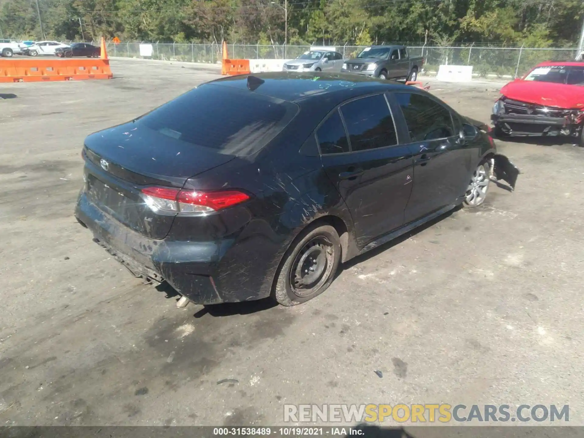 4 Photograph of a damaged car 5YFEPRAE2LP121526 TOYOTA COROLLA 2020