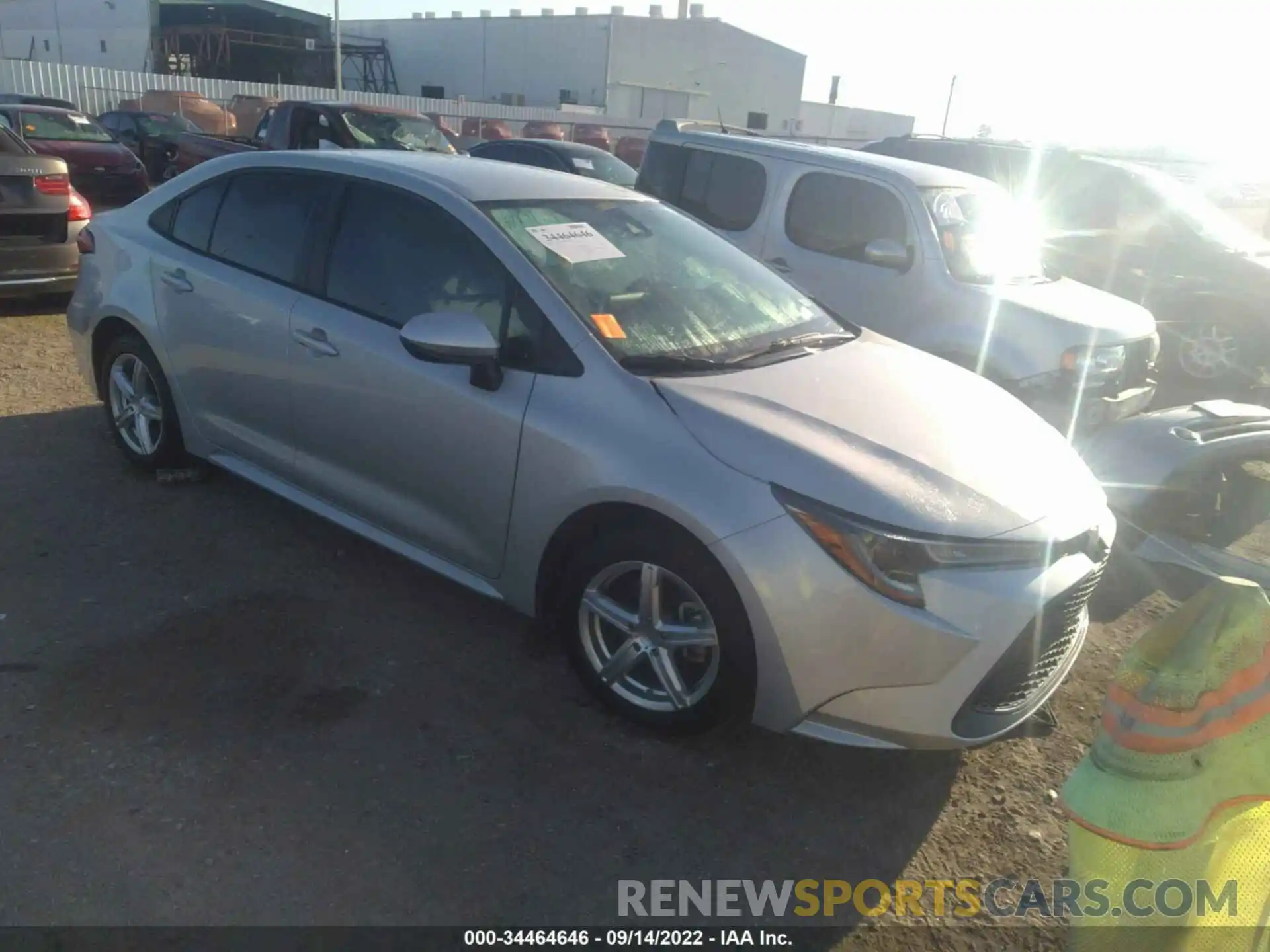 1 Photograph of a damaged car 5YFEPRAE2LP122613 TOYOTA COROLLA 2020