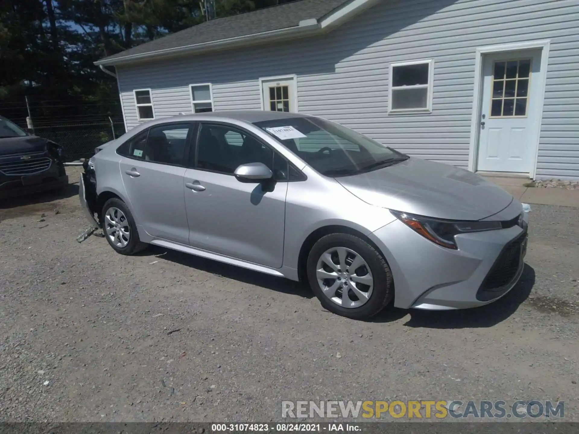 1 Photograph of a damaged car 5YFEPRAE2LP122871 TOYOTA COROLLA 2020