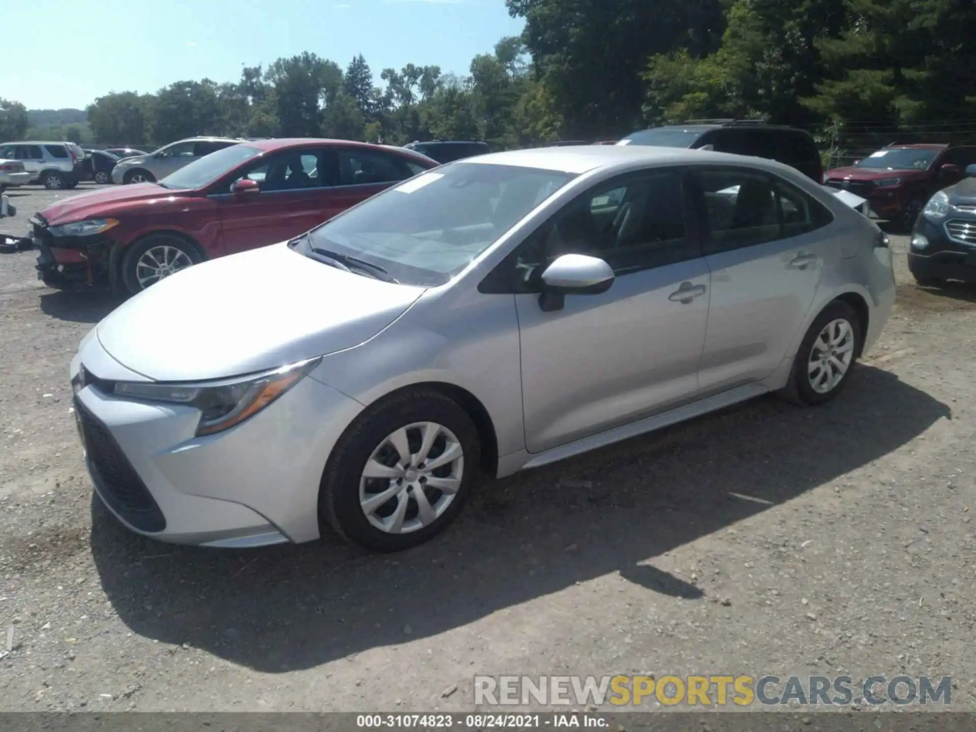 2 Photograph of a damaged car 5YFEPRAE2LP122871 TOYOTA COROLLA 2020