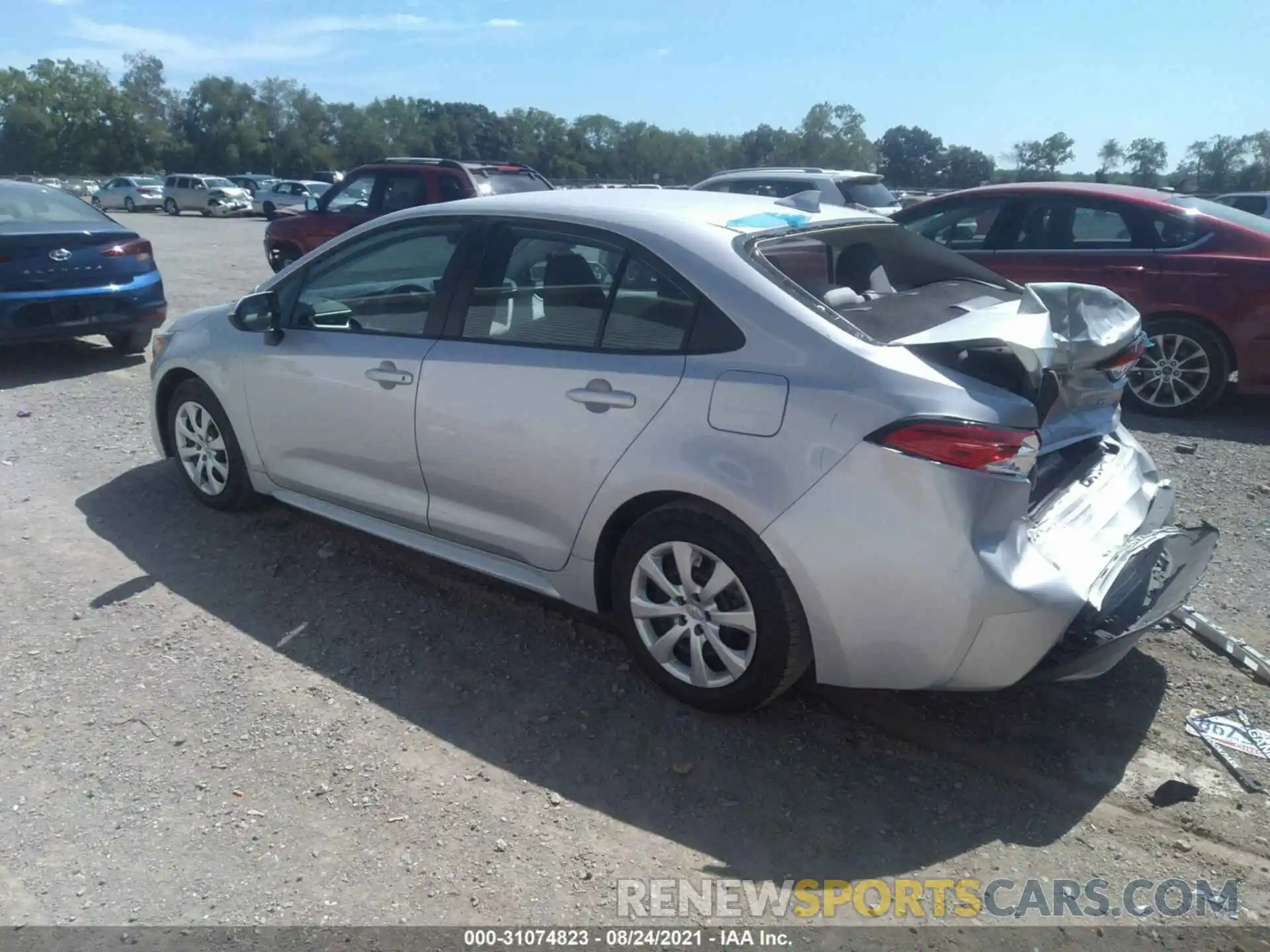 3 Photograph of a damaged car 5YFEPRAE2LP122871 TOYOTA COROLLA 2020