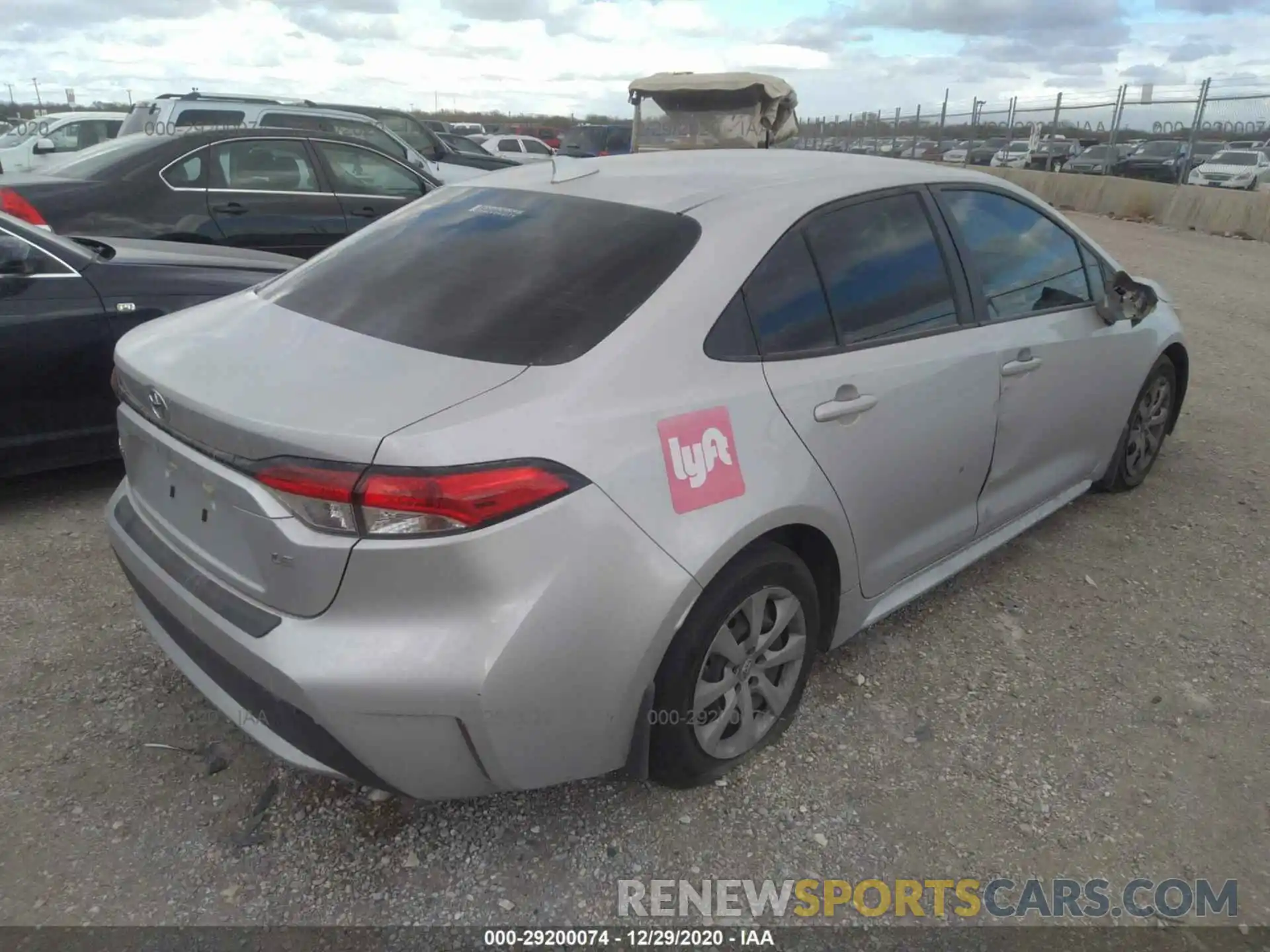 4 Photograph of a damaged car 5YFEPRAE2LP122952 TOYOTA COROLLA 2020