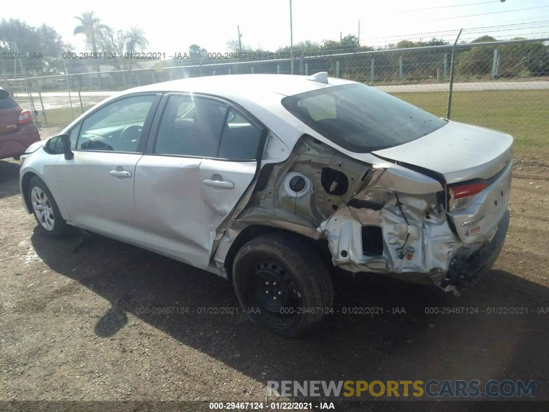 3 Photograph of a damaged car 5YFEPRAE2LP124488 TOYOTA COROLLA 2020