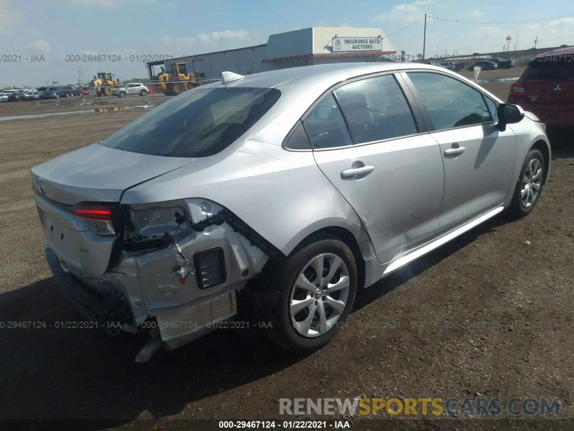 4 Photograph of a damaged car 5YFEPRAE2LP124488 TOYOTA COROLLA 2020