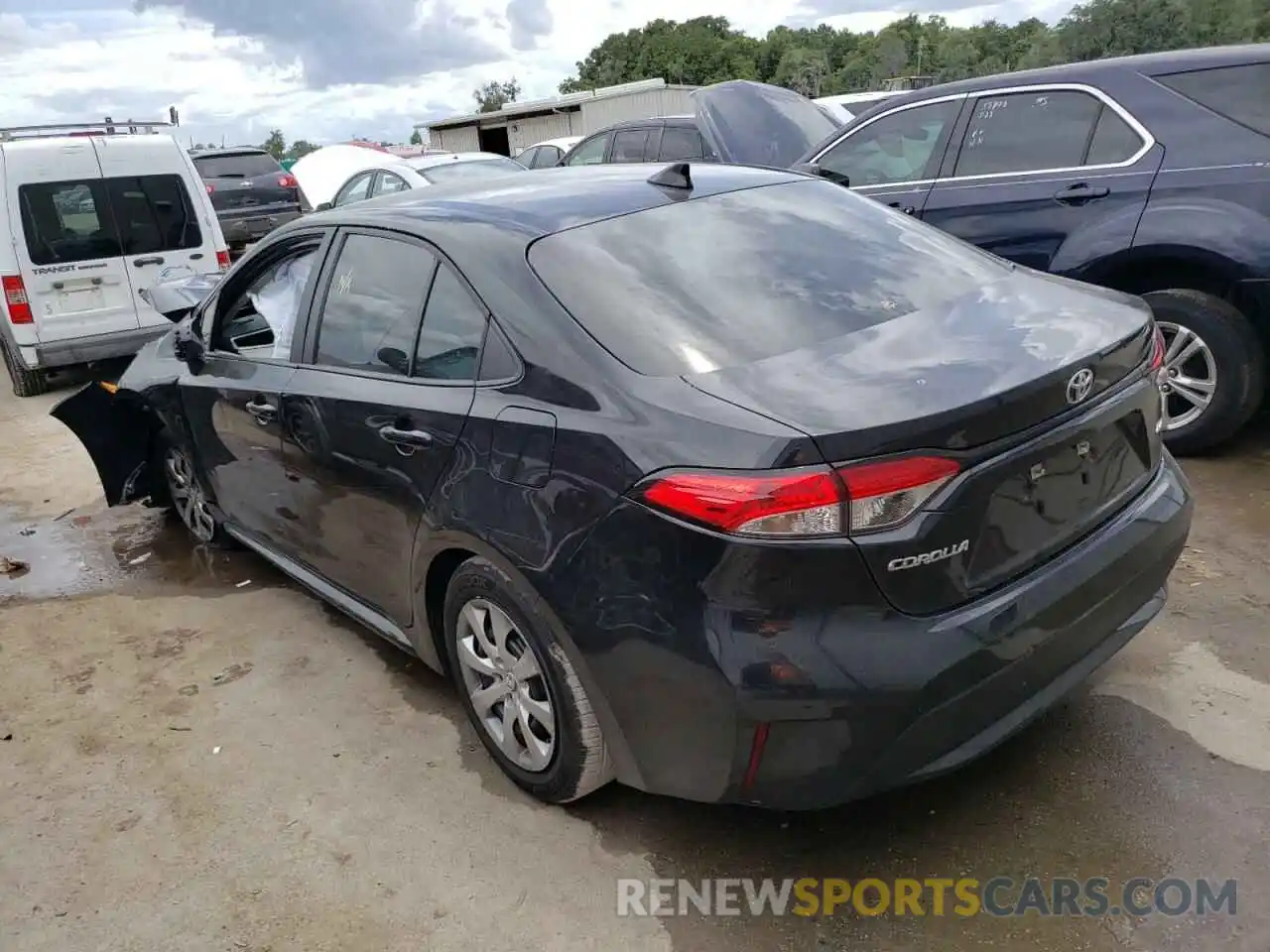 3 Photograph of a damaged car 5YFEPRAE2LP124975 TOYOTA COROLLA 2020