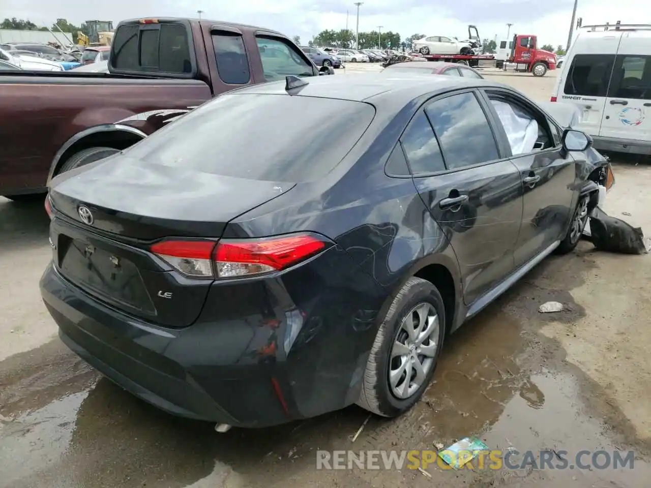 4 Photograph of a damaged car 5YFEPRAE2LP124975 TOYOTA COROLLA 2020