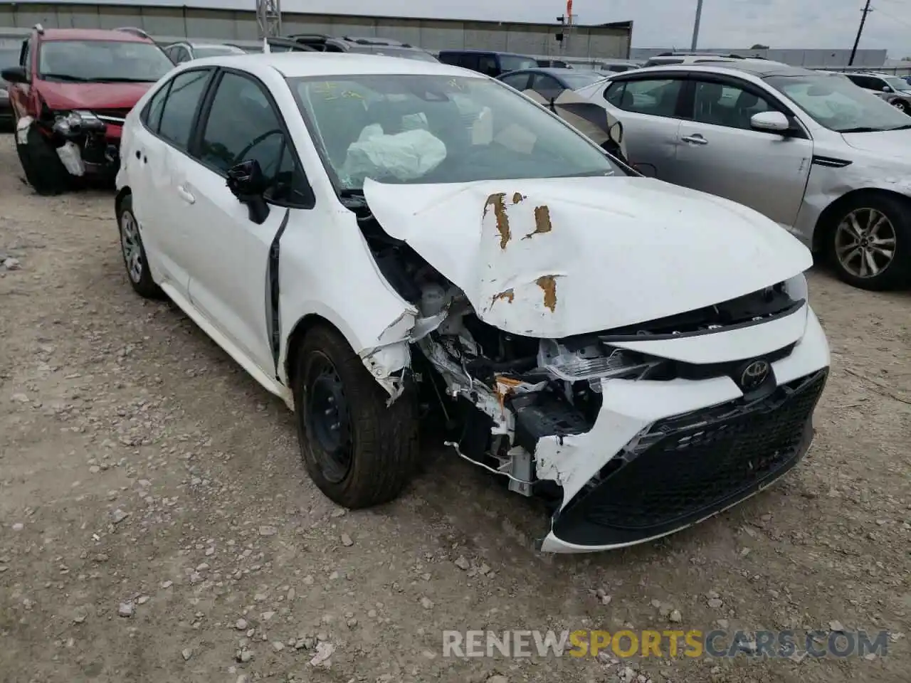 1 Photograph of a damaged car 5YFEPRAE2LP125950 TOYOTA COROLLA 2020