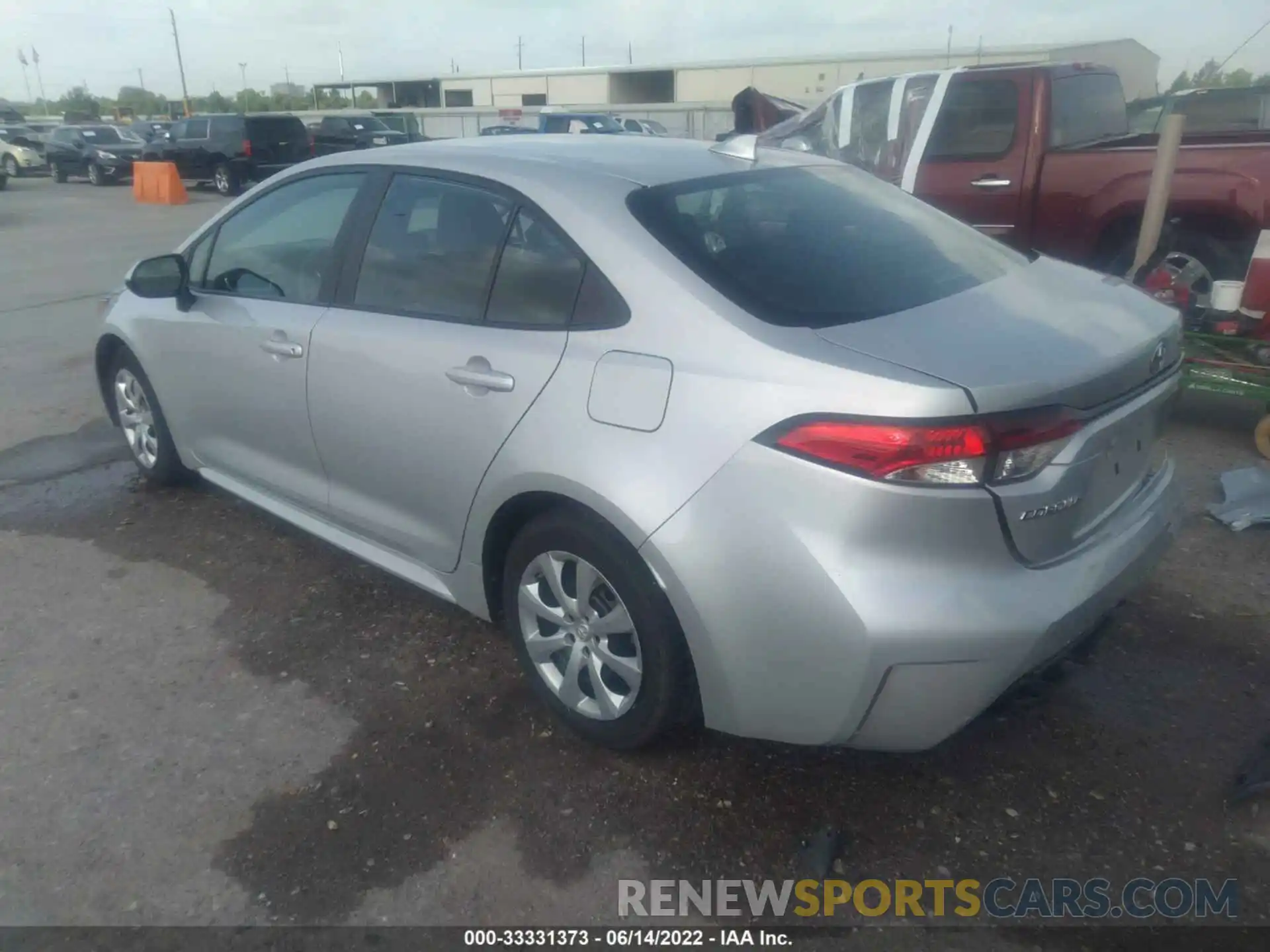 3 Photograph of a damaged car 5YFEPRAE2LP126046 TOYOTA COROLLA 2020