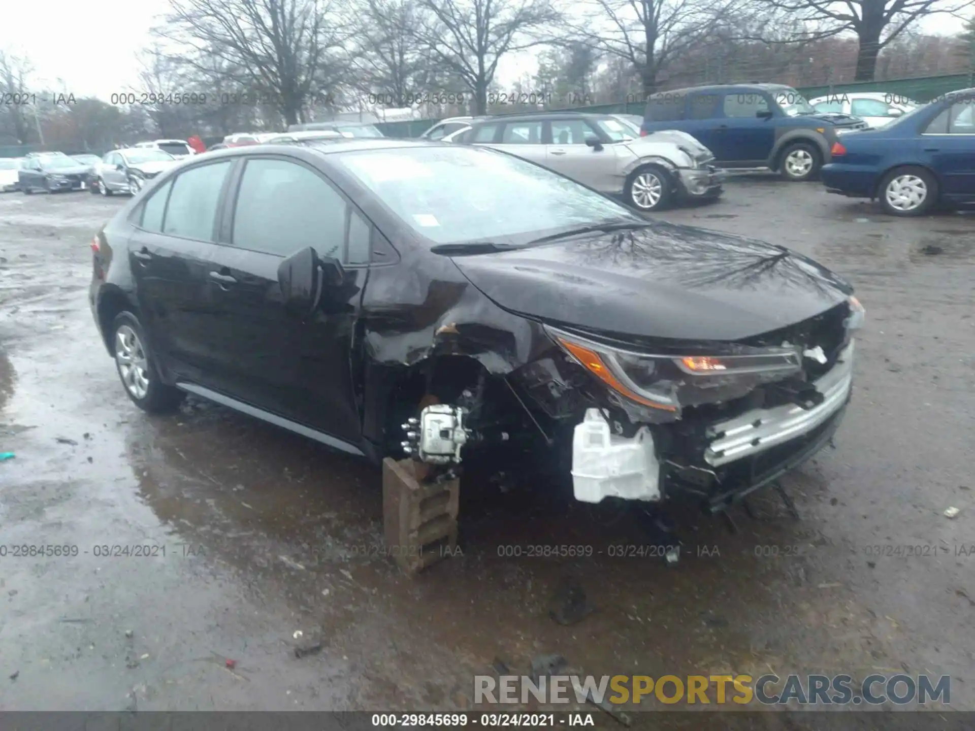 1 Photograph of a damaged car 5YFEPRAE2LP126208 TOYOTA COROLLA 2020