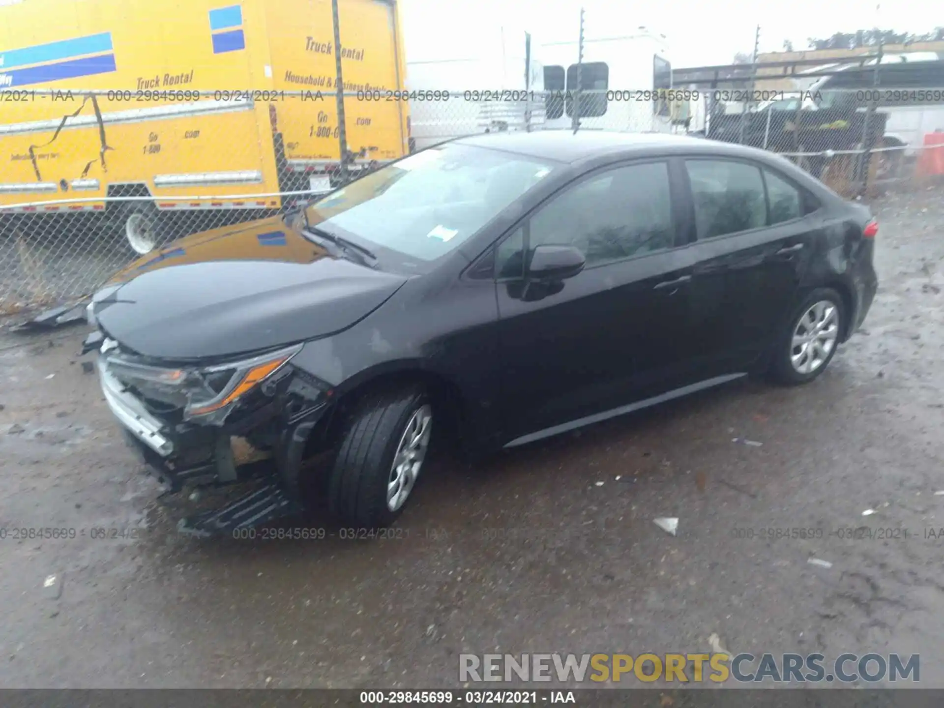 2 Photograph of a damaged car 5YFEPRAE2LP126208 TOYOTA COROLLA 2020