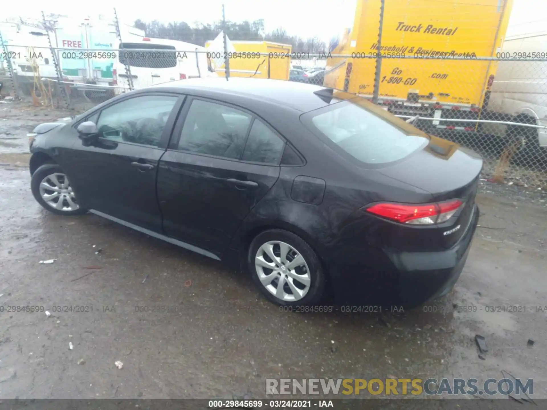 3 Photograph of a damaged car 5YFEPRAE2LP126208 TOYOTA COROLLA 2020