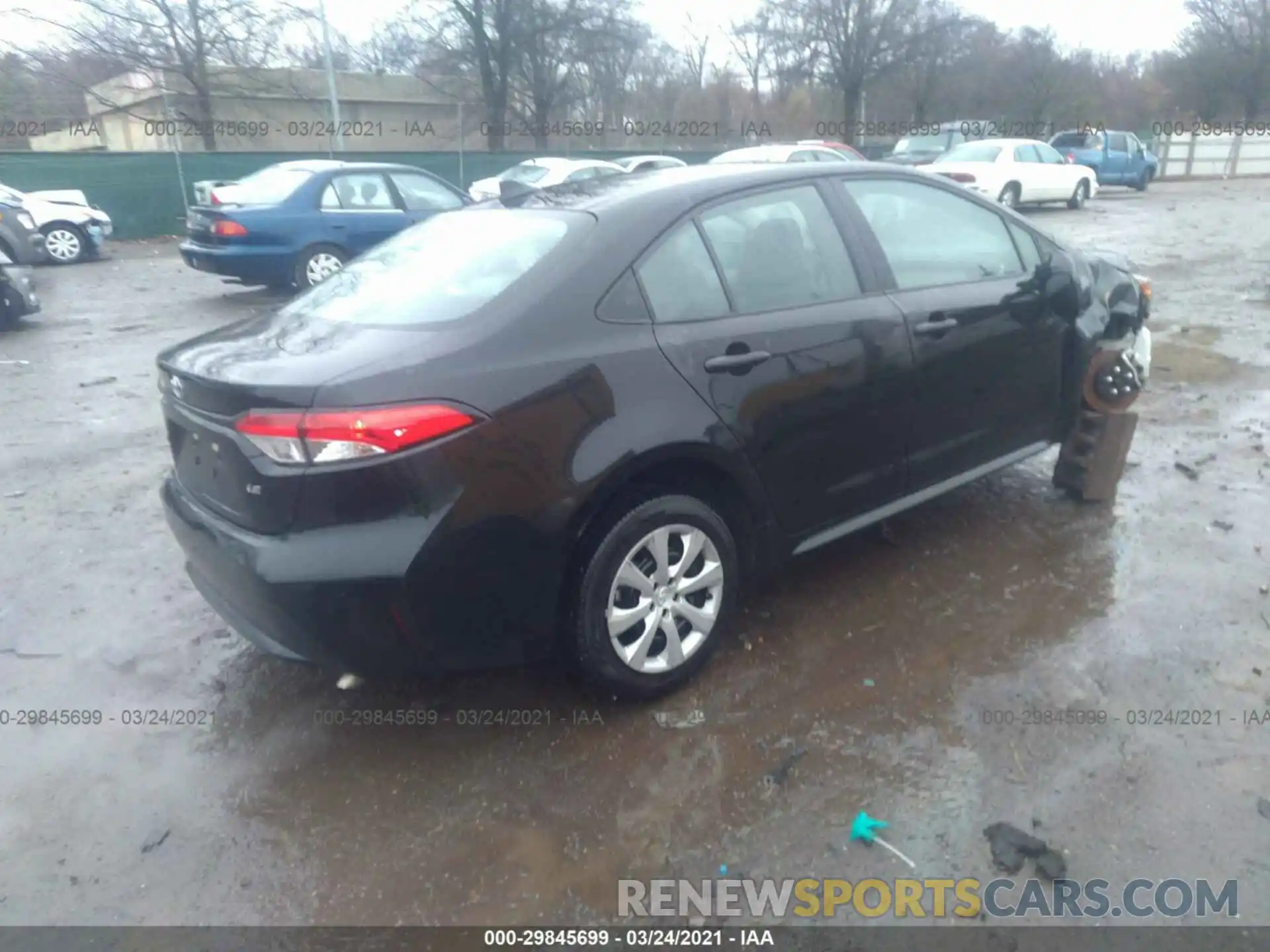 4 Photograph of a damaged car 5YFEPRAE2LP126208 TOYOTA COROLLA 2020