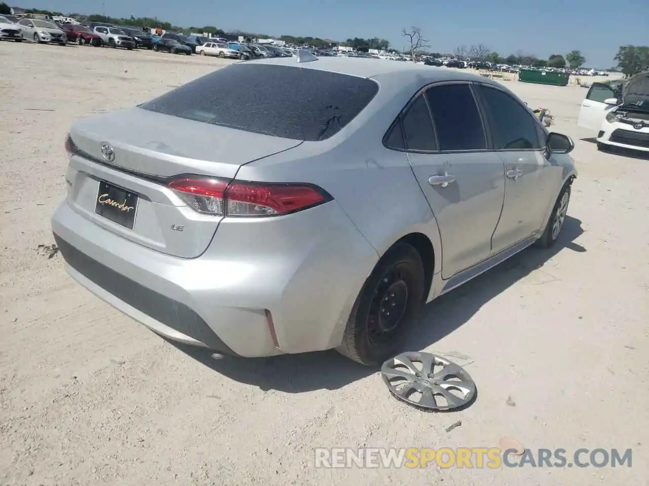 4 Photograph of a damaged car 5YFEPRAE2LP126466 TOYOTA COROLLA 2020