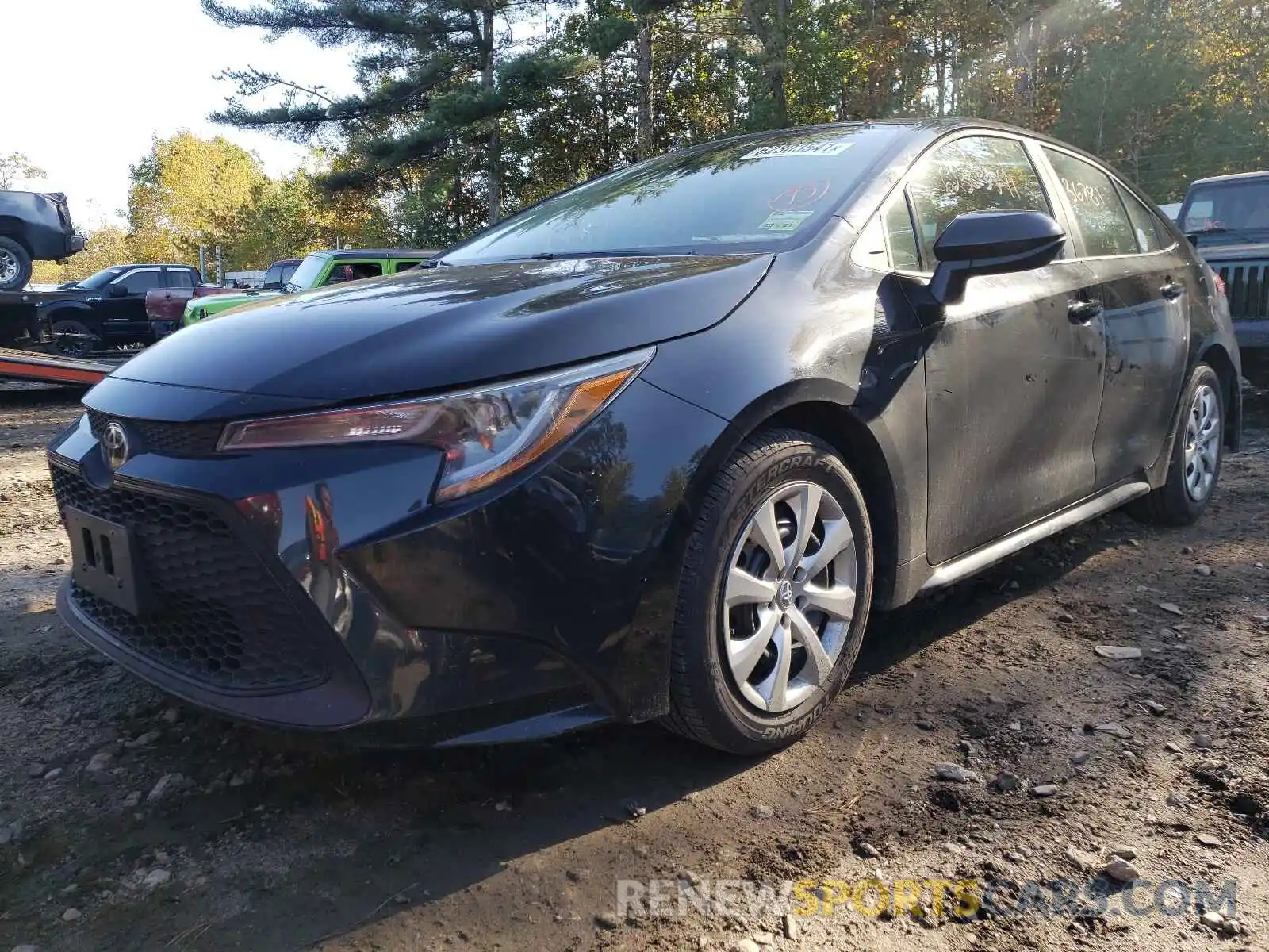 2 Photograph of a damaged car 5YFEPRAE2LP127407 TOYOTA COROLLA 2020