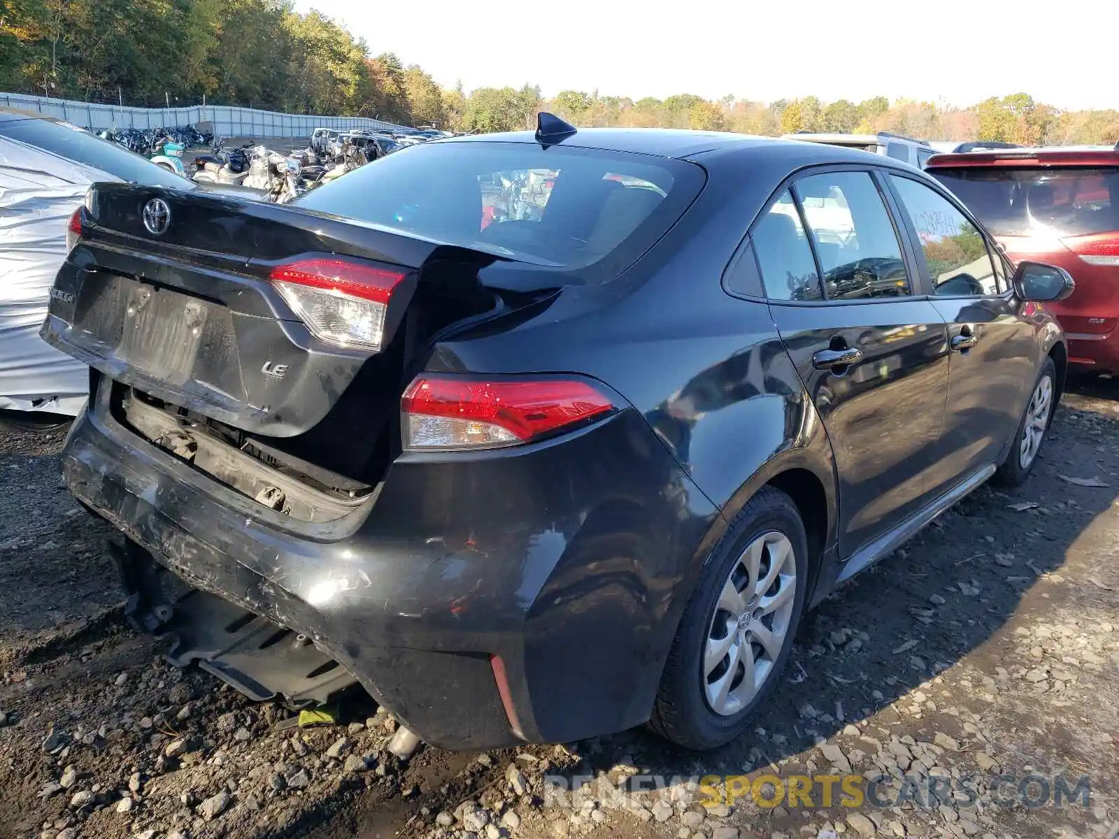 4 Photograph of a damaged car 5YFEPRAE2LP127407 TOYOTA COROLLA 2020