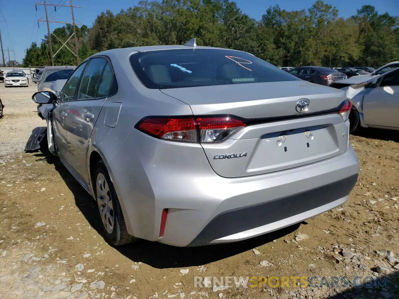 3 Photograph of a damaged car 5YFEPRAE2LP127763 TOYOTA COROLLA 2020