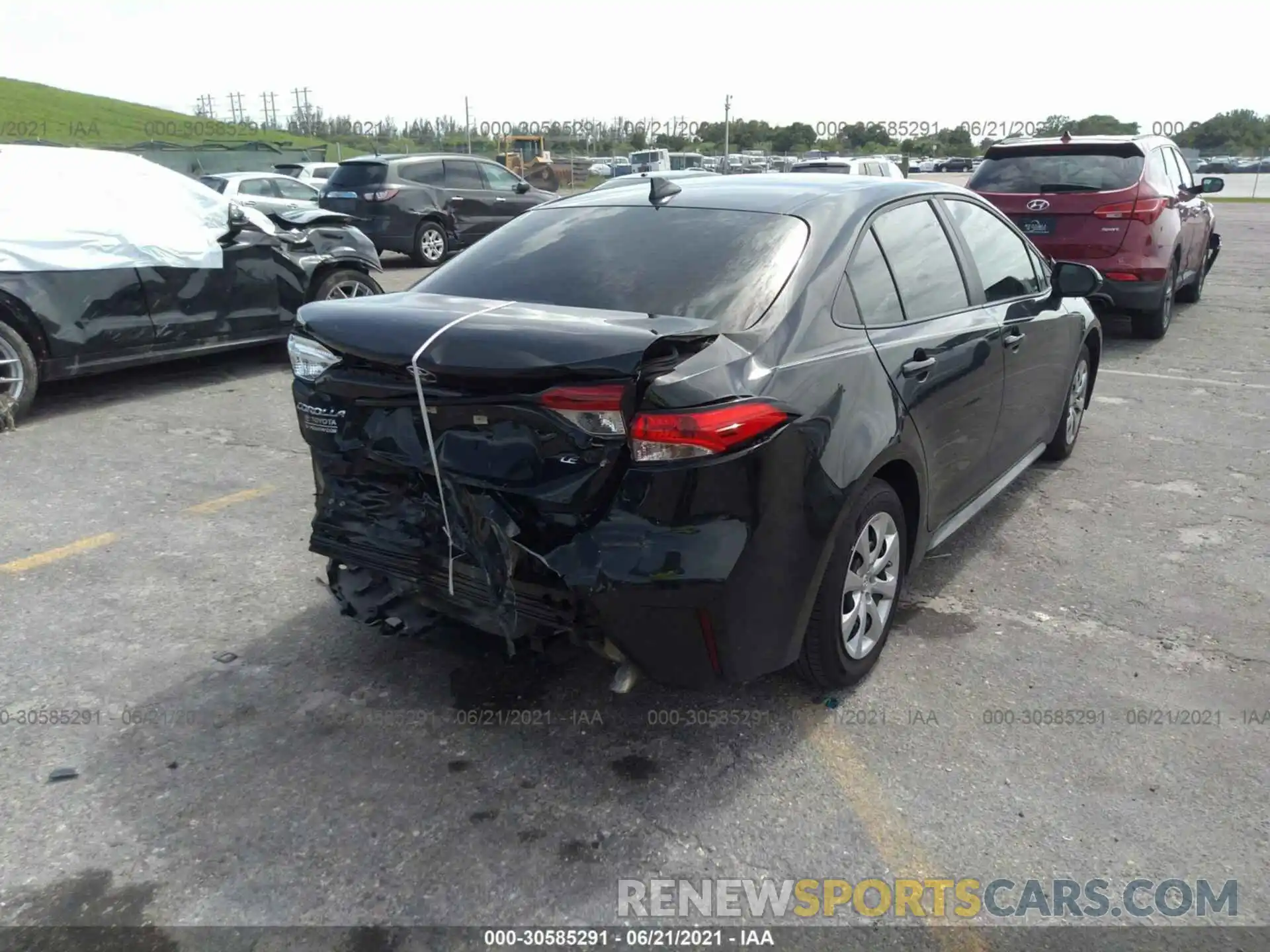 6 Photograph of a damaged car 5YFEPRAE2LP128055 TOYOTA COROLLA 2020