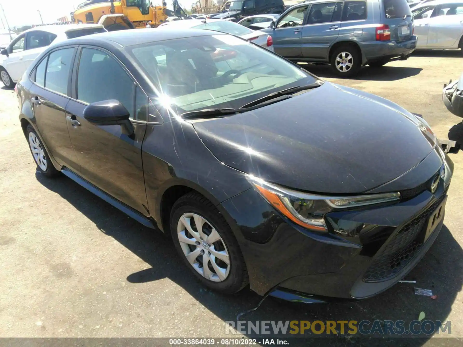 1 Photograph of a damaged car 5YFEPRAE2LP130498 TOYOTA COROLLA 2020