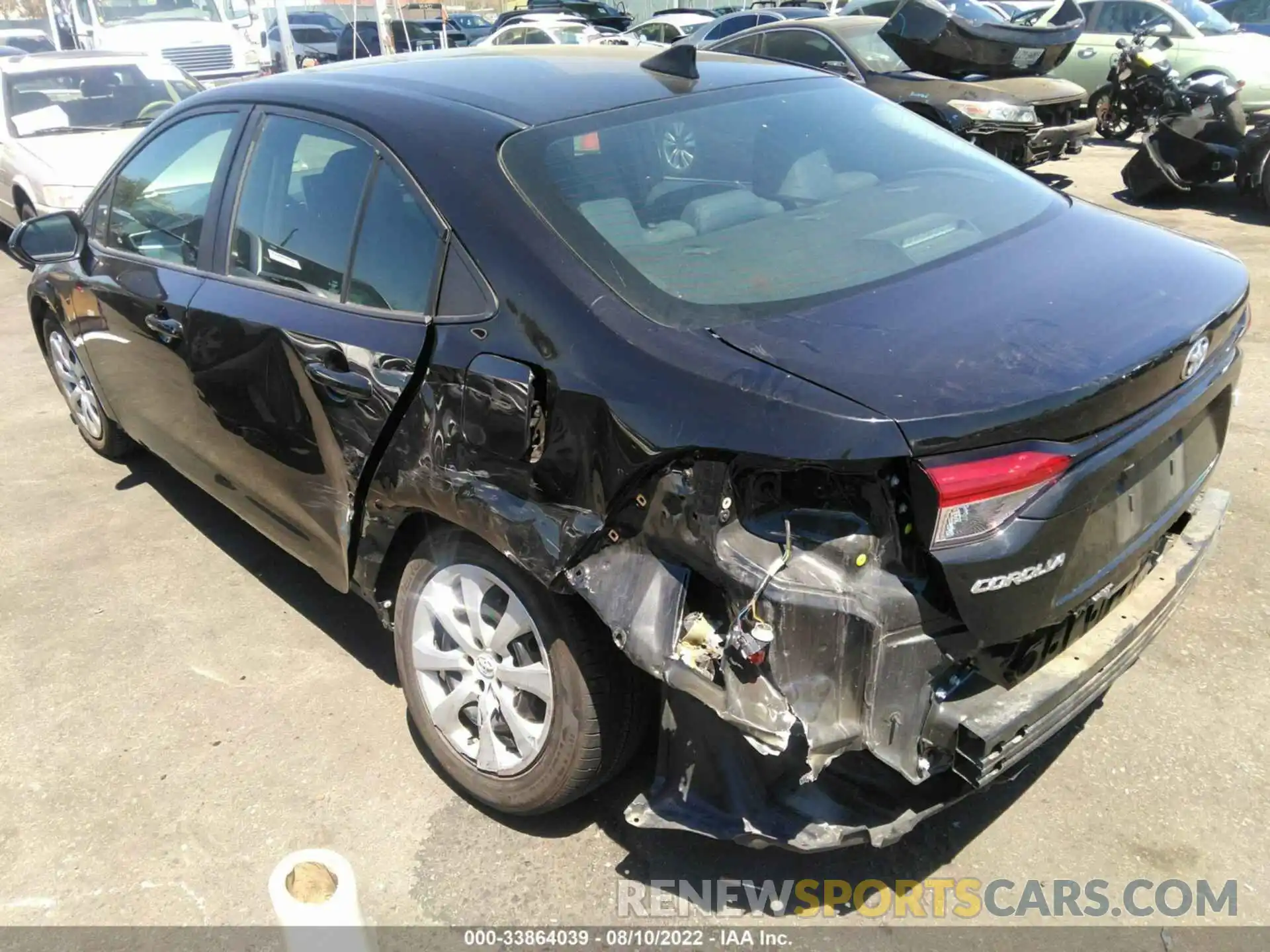 3 Photograph of a damaged car 5YFEPRAE2LP130498 TOYOTA COROLLA 2020