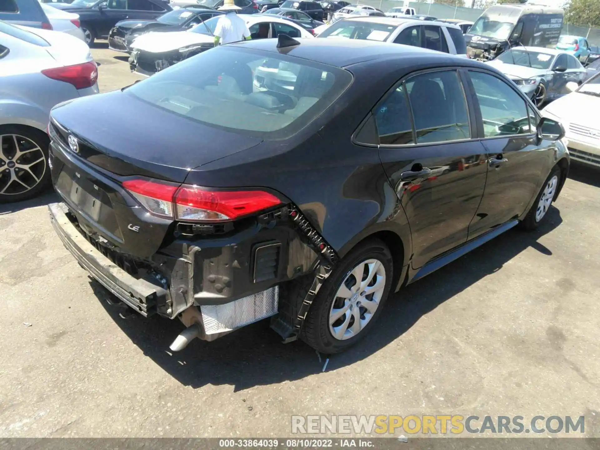 4 Photograph of a damaged car 5YFEPRAE2LP130498 TOYOTA COROLLA 2020