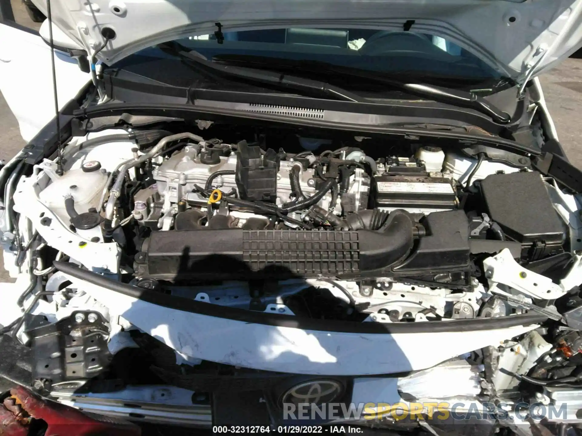 10 Photograph of a damaged car 5YFEPRAE2LP131294 TOYOTA COROLLA 2020