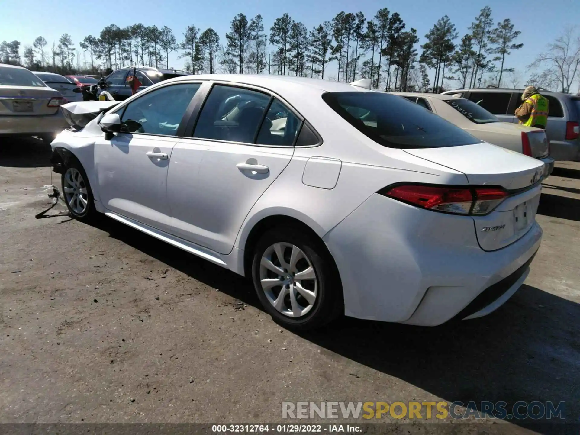 3 Photograph of a damaged car 5YFEPRAE2LP131294 TOYOTA COROLLA 2020