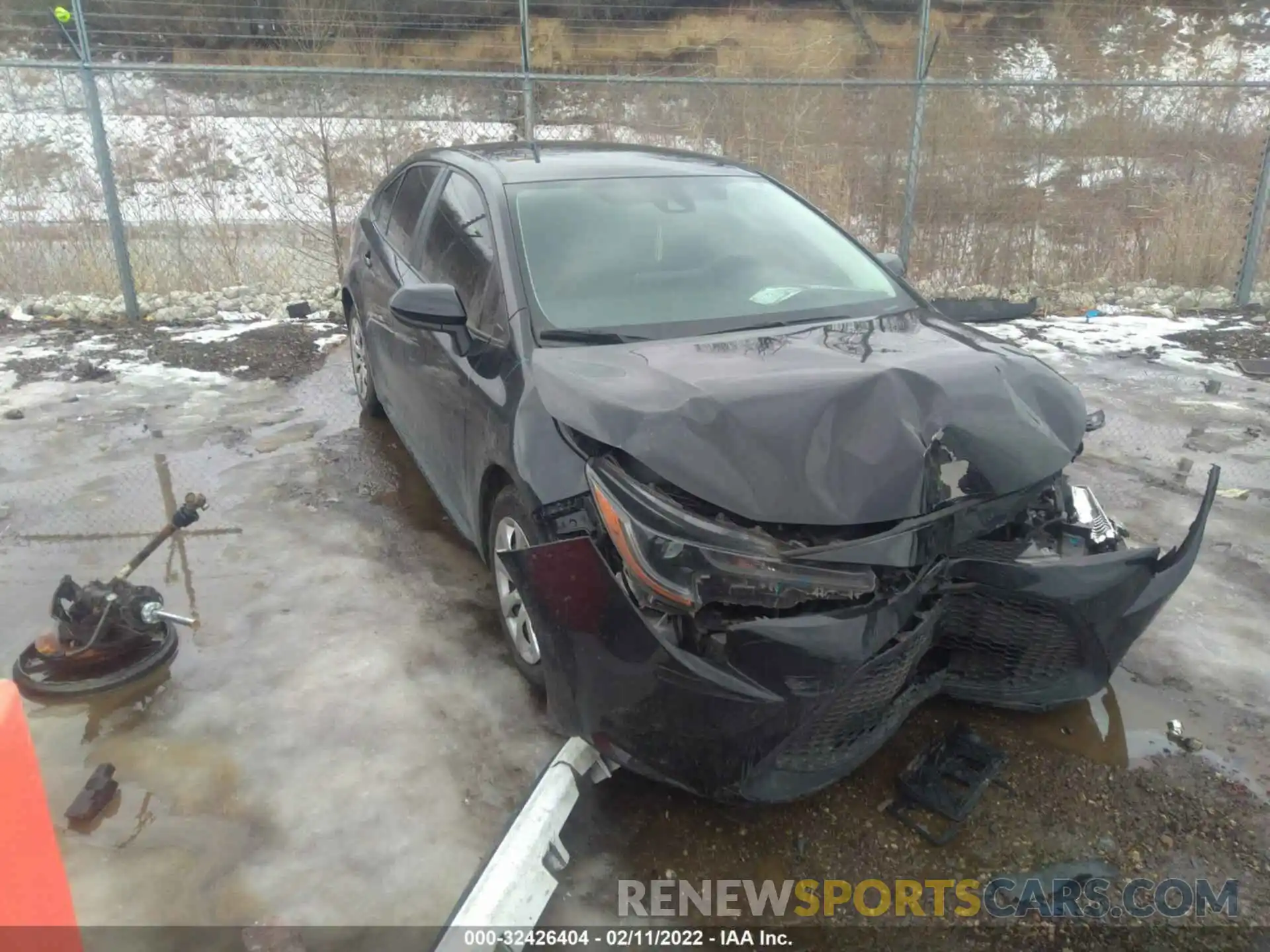 1 Photograph of a damaged car 5YFEPRAE2LP132364 TOYOTA COROLLA 2020