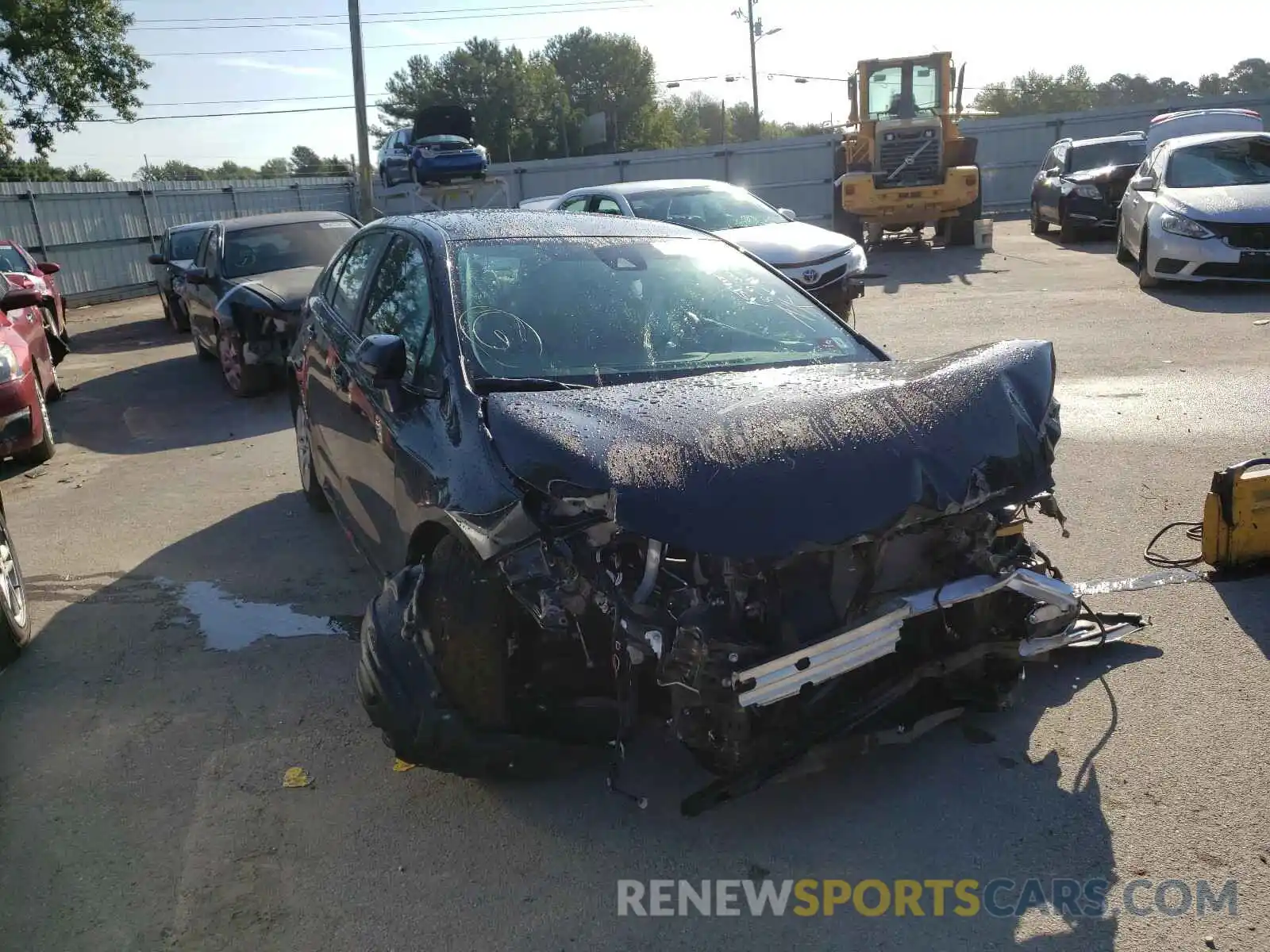 1 Photograph of a damaged car 5YFEPRAE2LP132641 TOYOTA COROLLA 2020