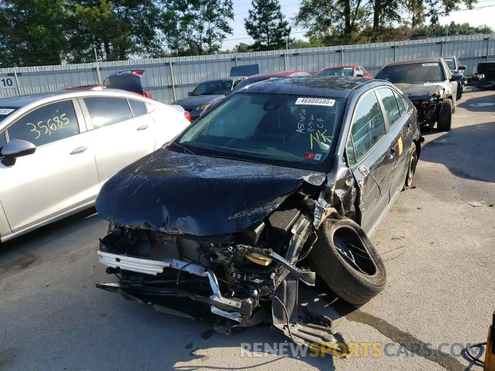 2 Photograph of a damaged car 5YFEPRAE2LP132641 TOYOTA COROLLA 2020