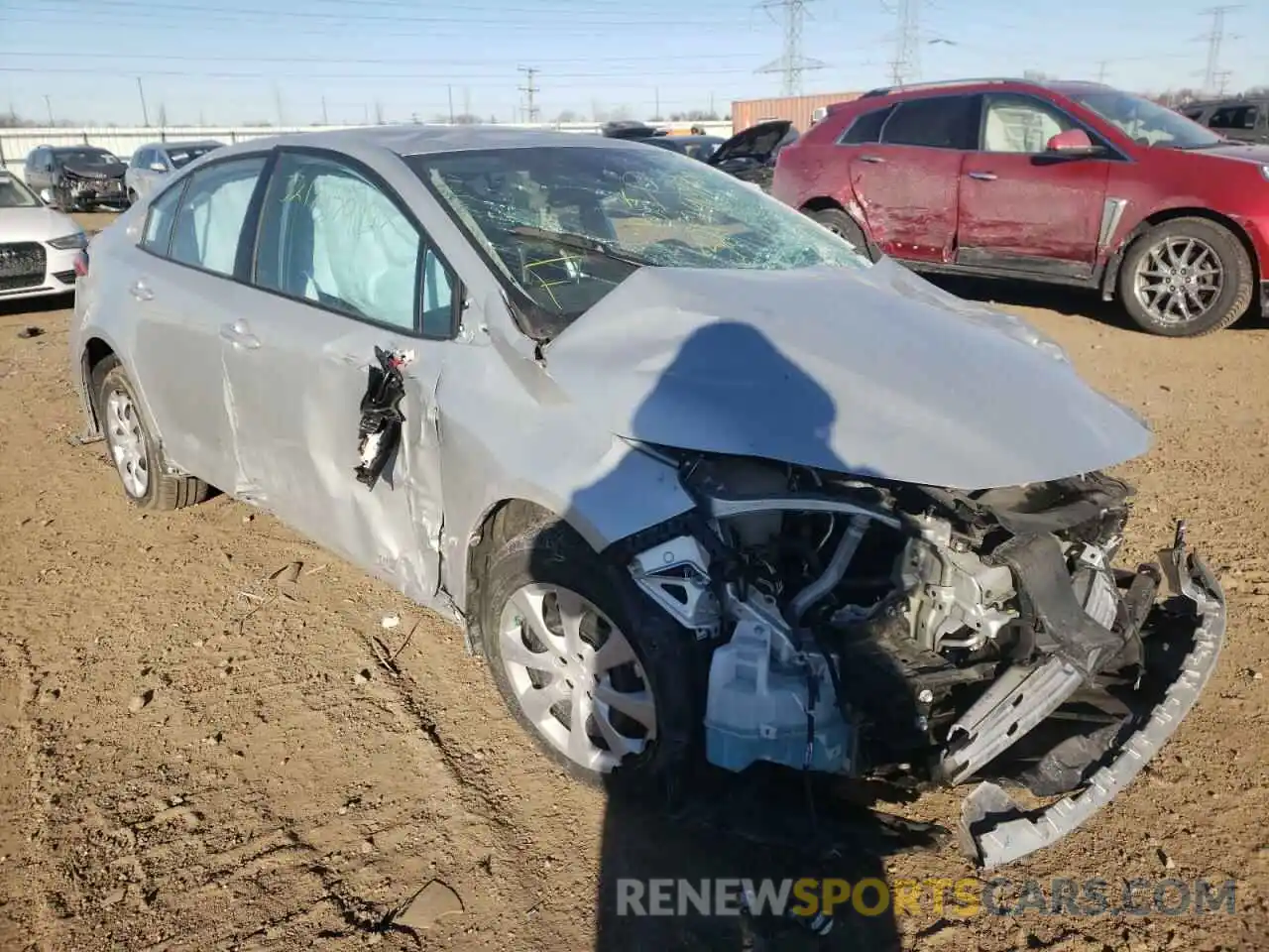 1 Photograph of a damaged car 5YFEPRAE2LP132820 TOYOTA COROLLA 2020