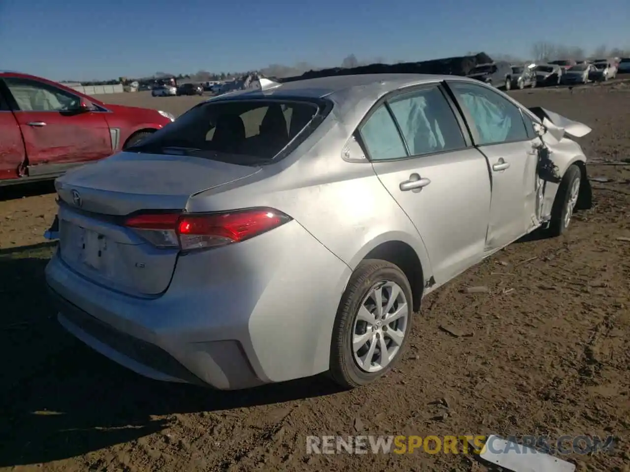 4 Photograph of a damaged car 5YFEPRAE2LP132820 TOYOTA COROLLA 2020