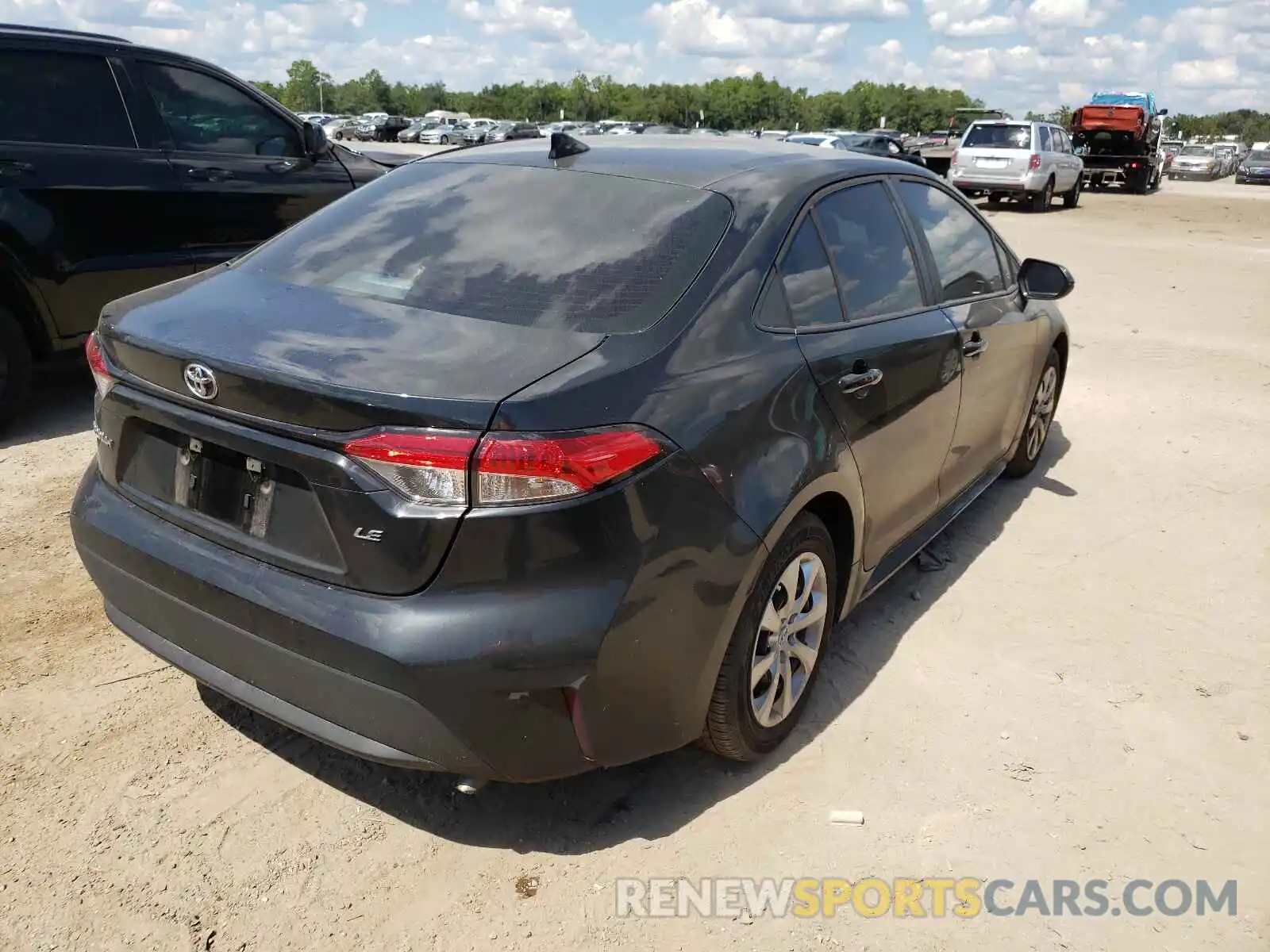 4 Photograph of a damaged car 5YFEPRAE2LP133689 TOYOTA COROLLA 2020