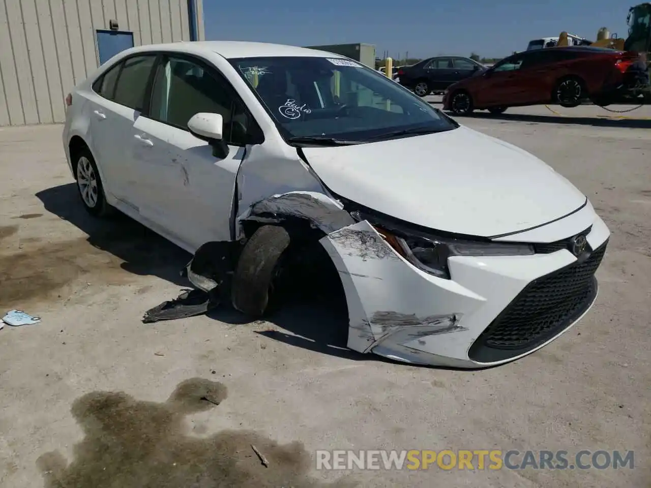 1 Photograph of a damaged car 5YFEPRAE2LP133997 TOYOTA COROLLA 2020