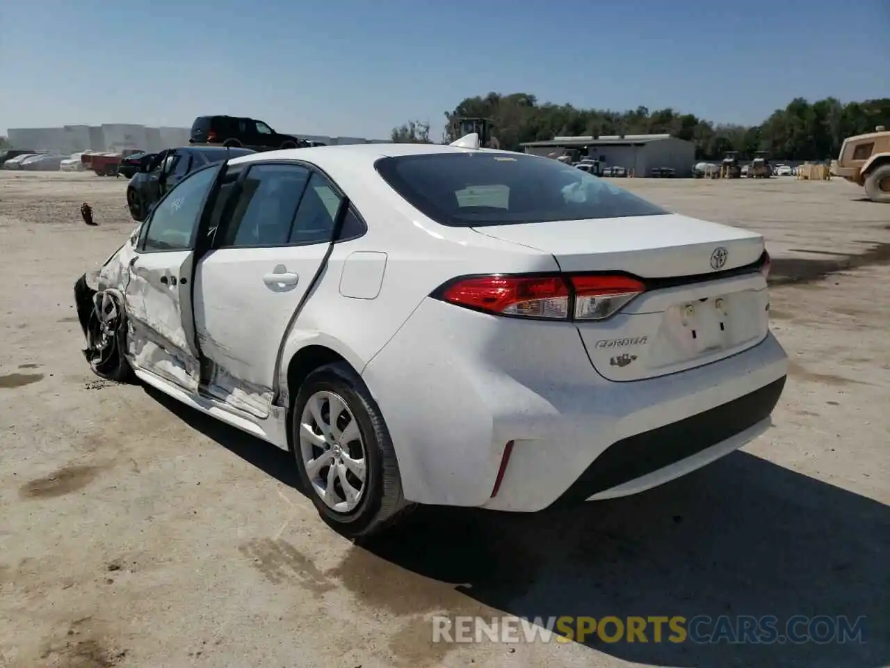 3 Photograph of a damaged car 5YFEPRAE2LP133997 TOYOTA COROLLA 2020