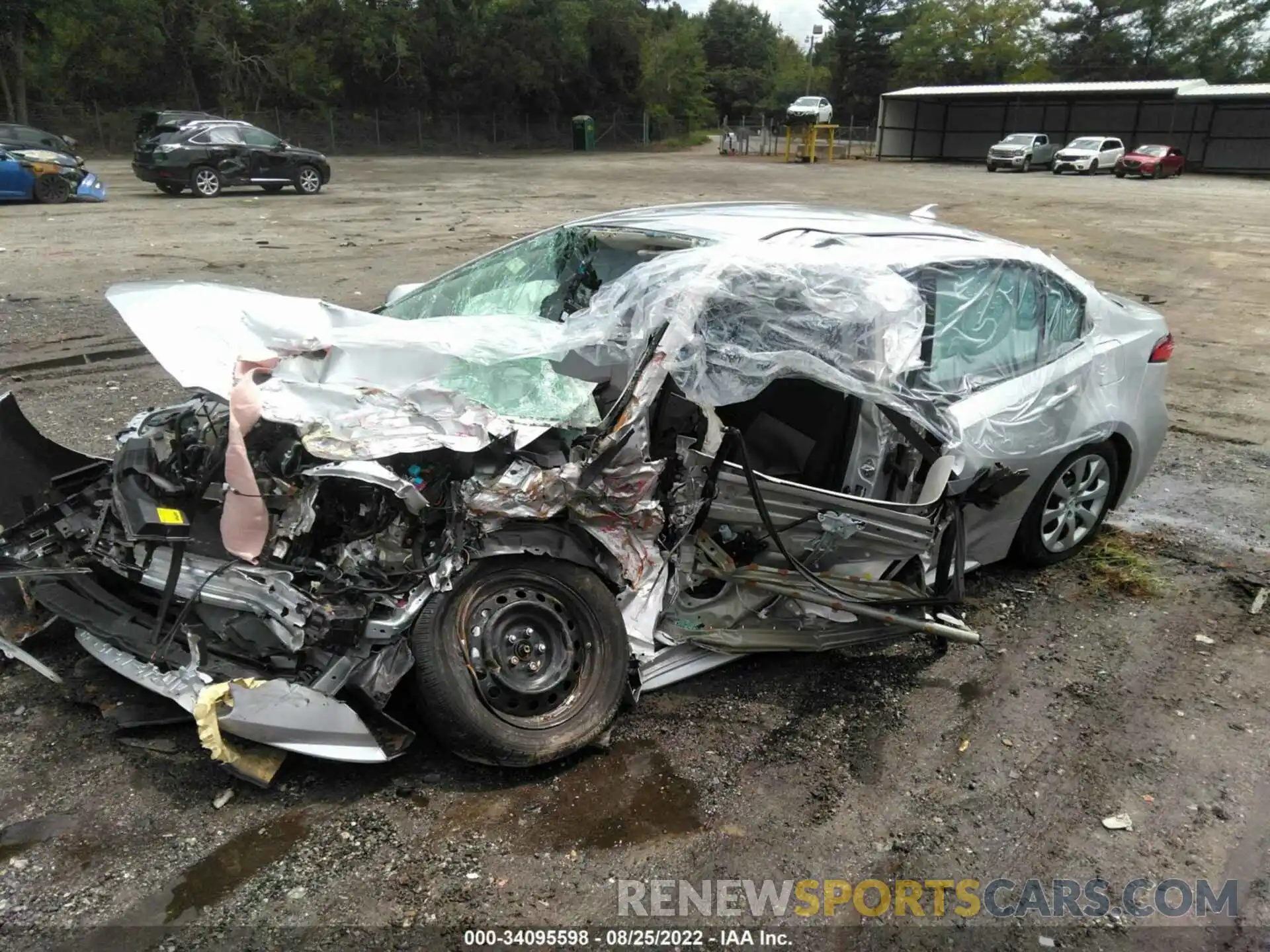 2 Photograph of a damaged car 5YFEPRAE2LP134101 TOYOTA COROLLA 2020