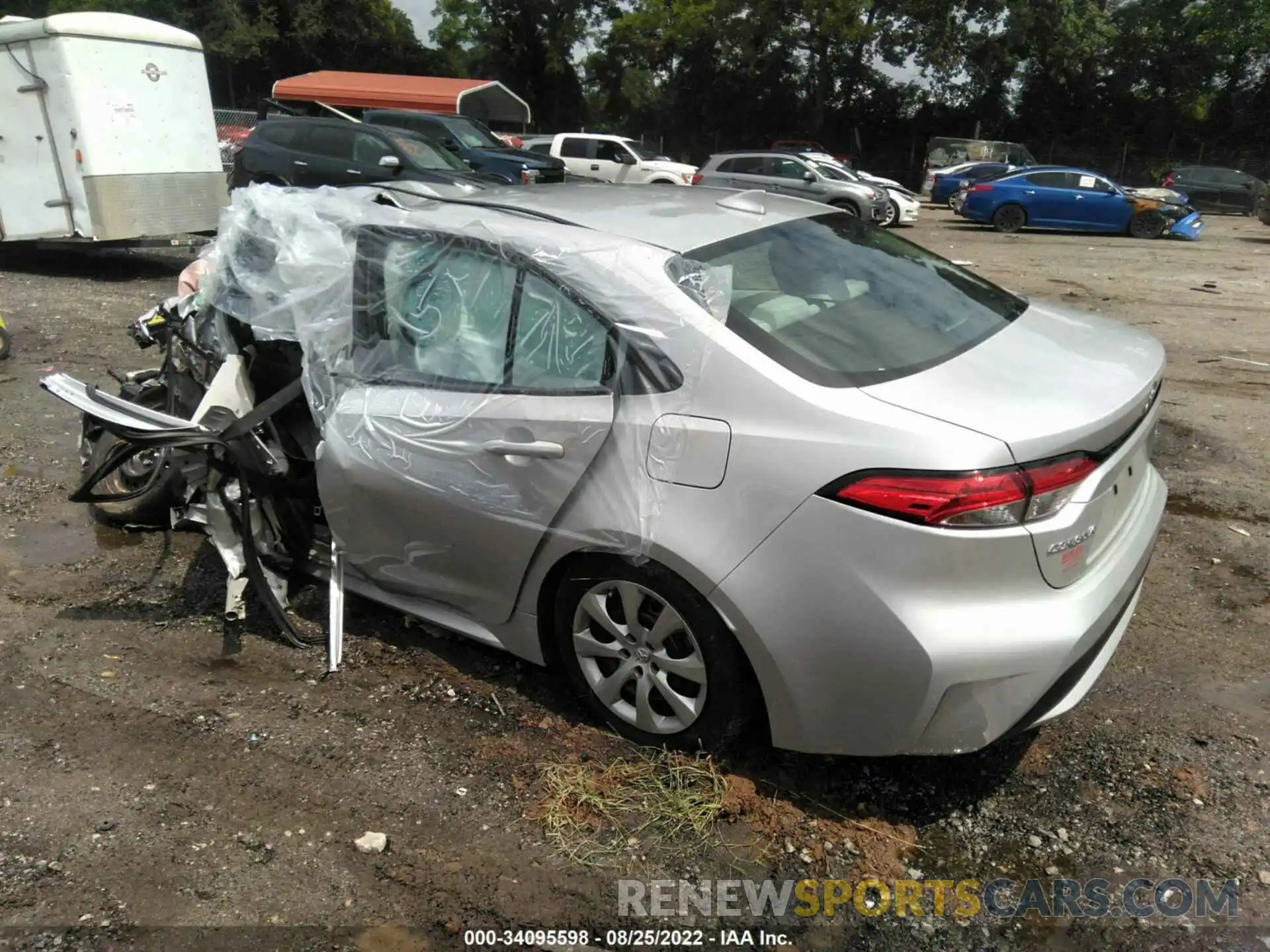 3 Photograph of a damaged car 5YFEPRAE2LP134101 TOYOTA COROLLA 2020