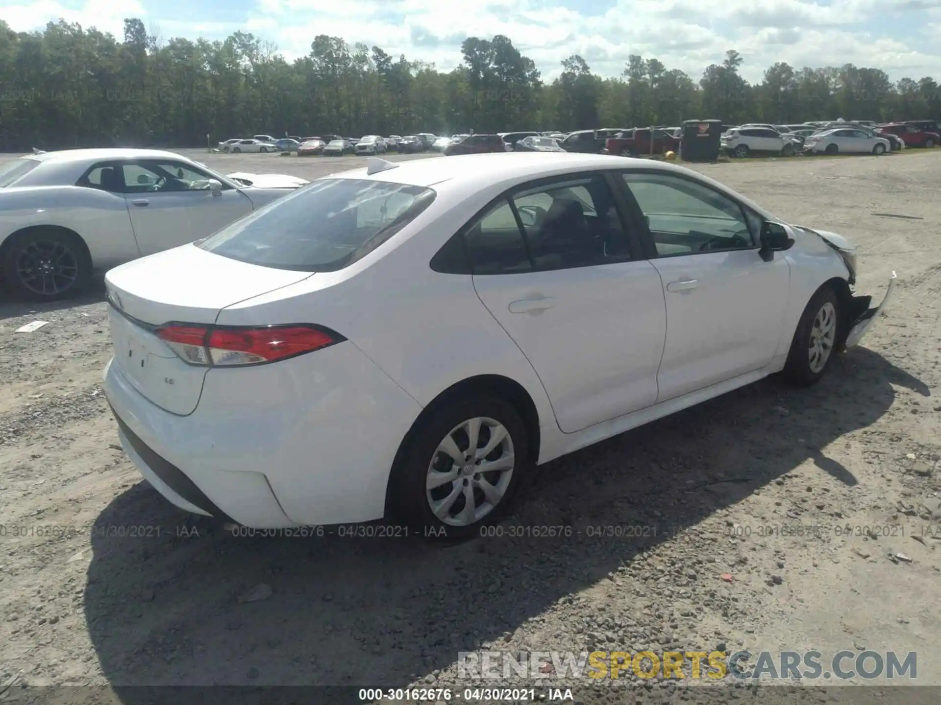 4 Photograph of a damaged car 5YFEPRAE2LP134809 TOYOTA COROLLA 2020