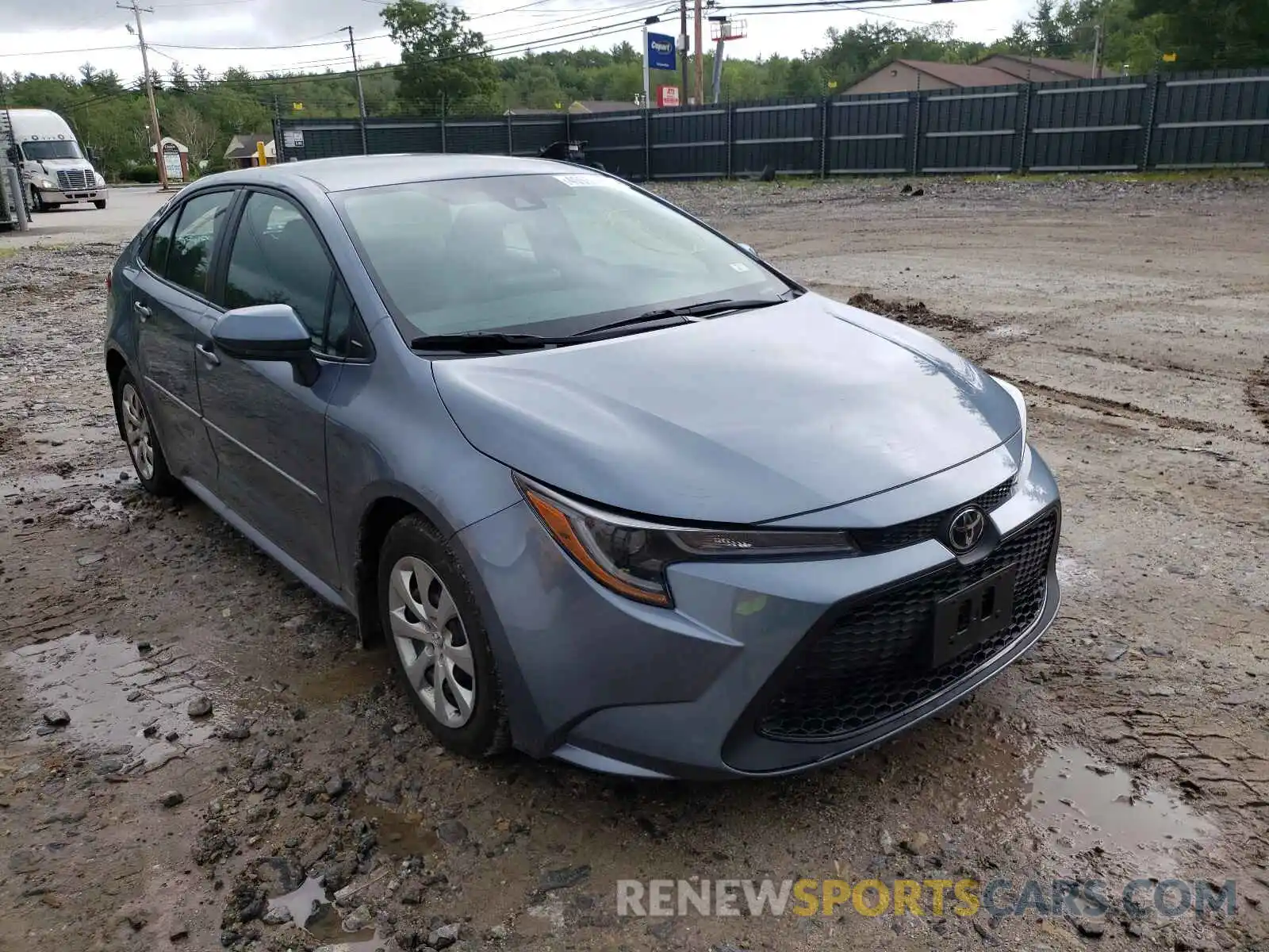 1 Photograph of a damaged car 5YFEPRAE2LP135796 TOYOTA COROLLA 2020