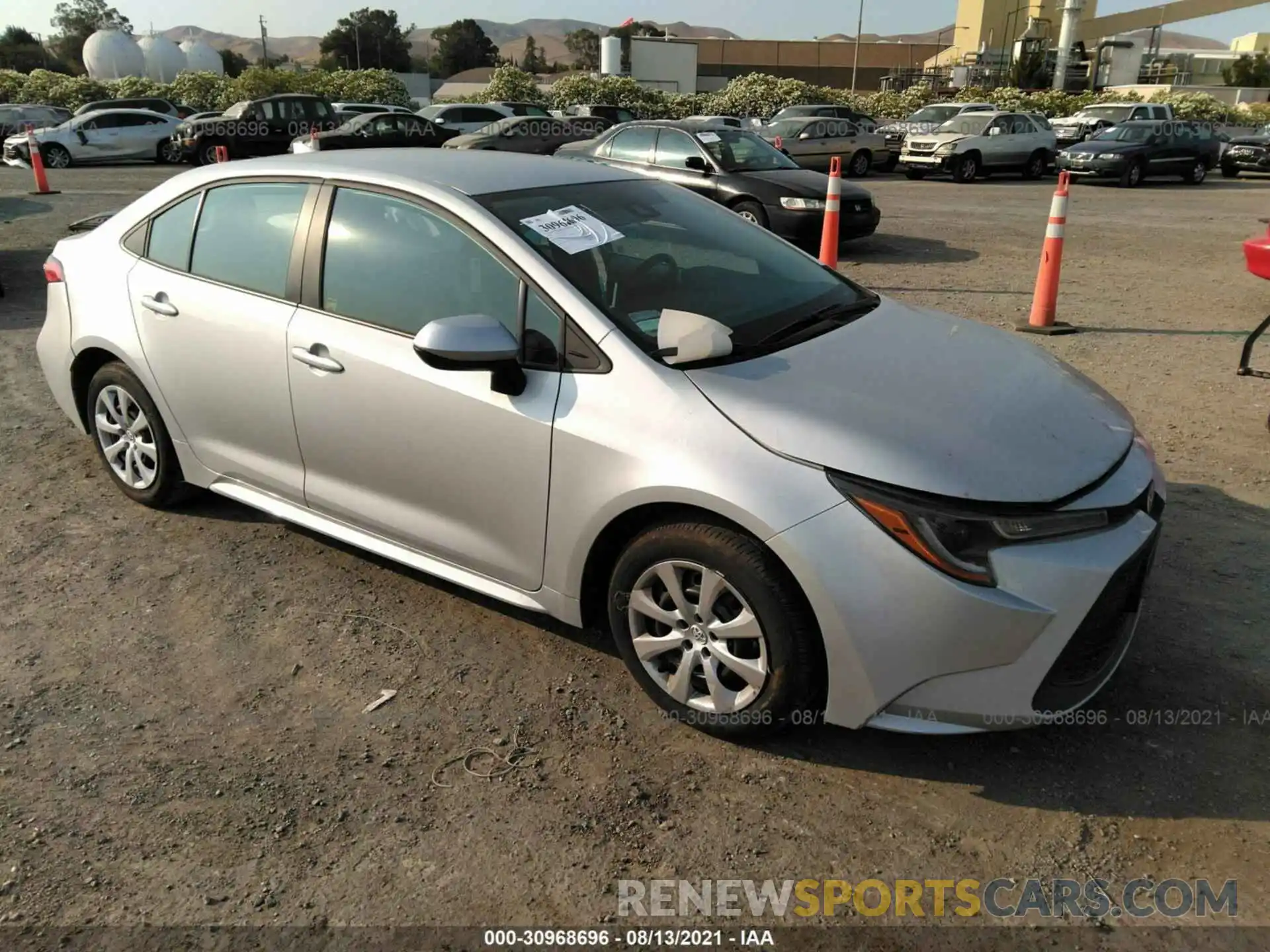 1 Photograph of a damaged car 5YFEPRAE2LP137175 TOYOTA COROLLA 2020